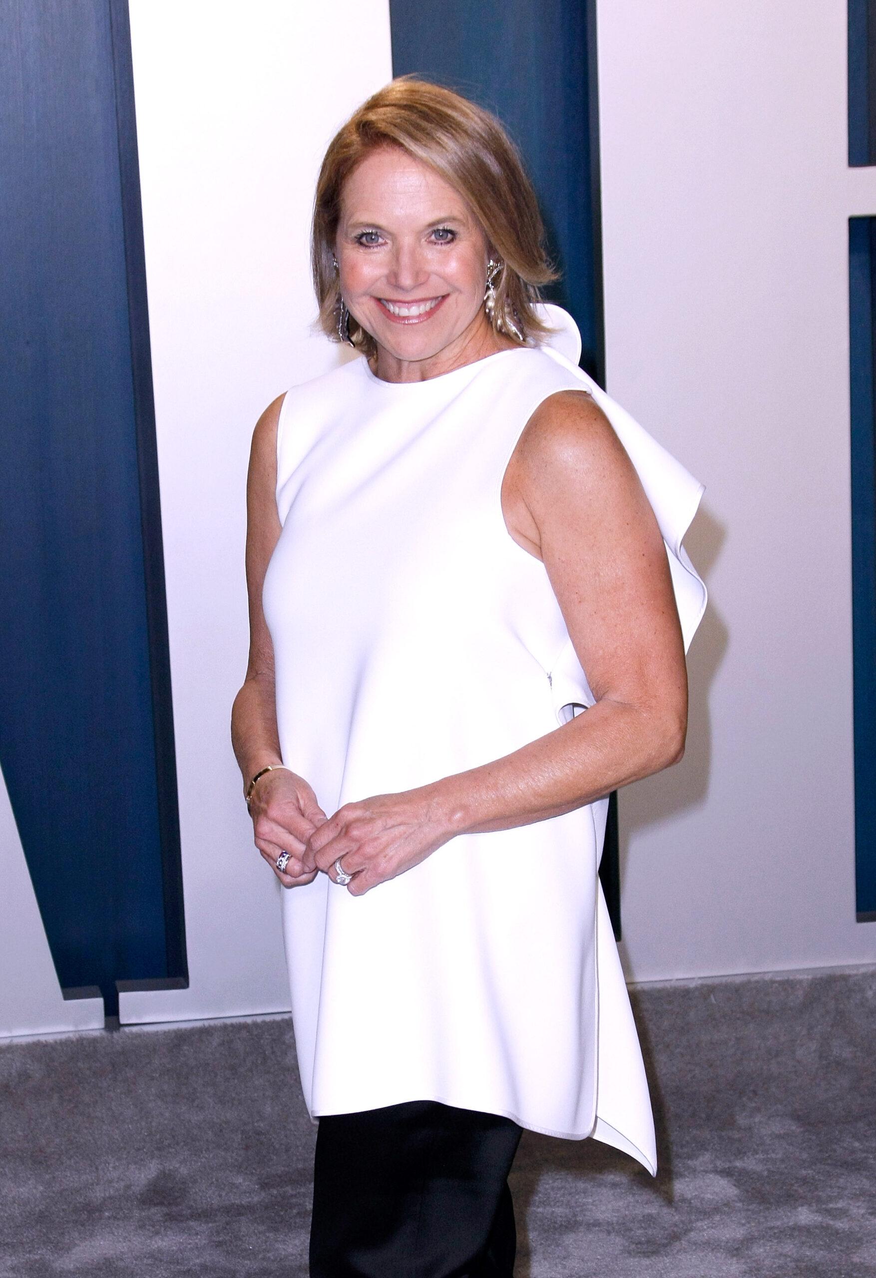 Katie Couric at the 2020 Vanity Fair Oscar Party