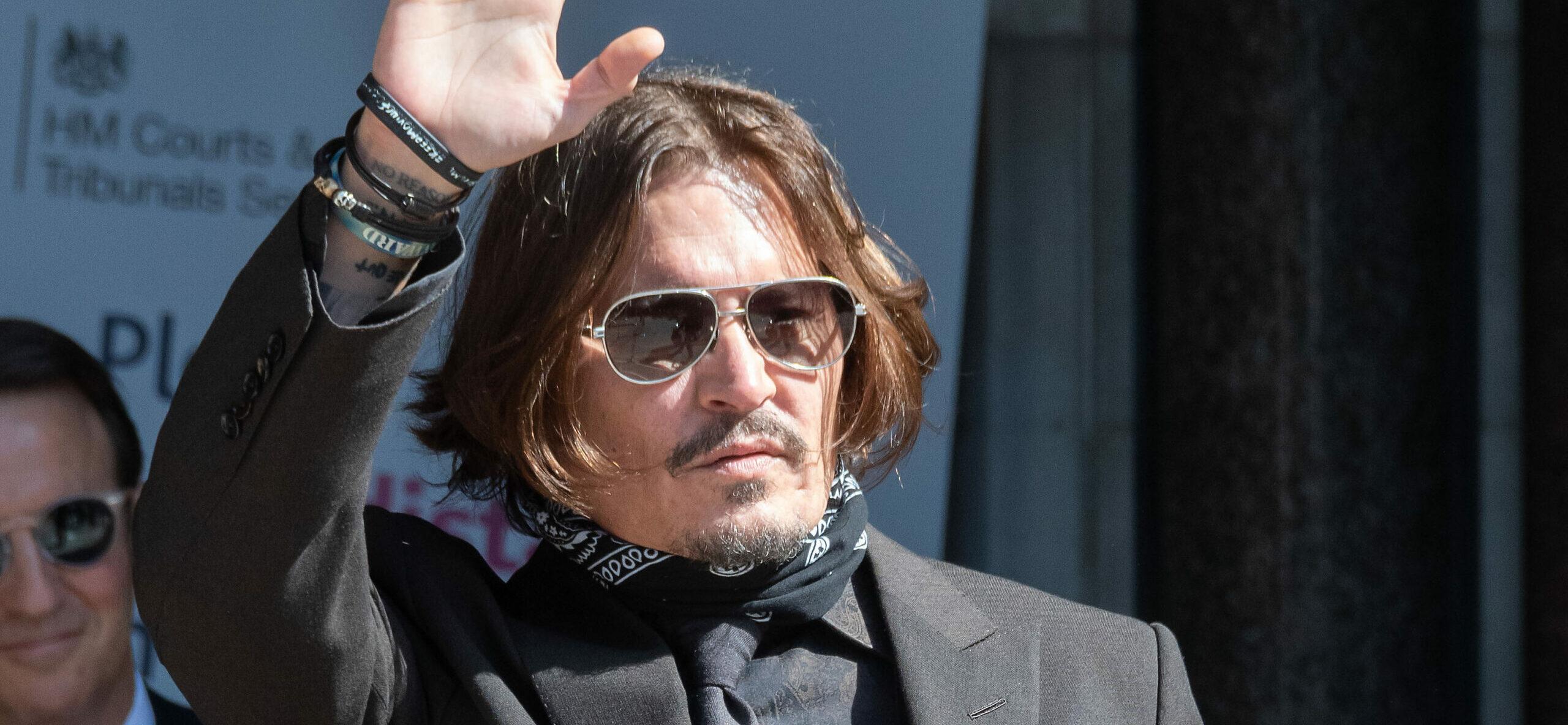 Johnny Depp at The Royal Courts of Justice, London, UK - 22 July 2020