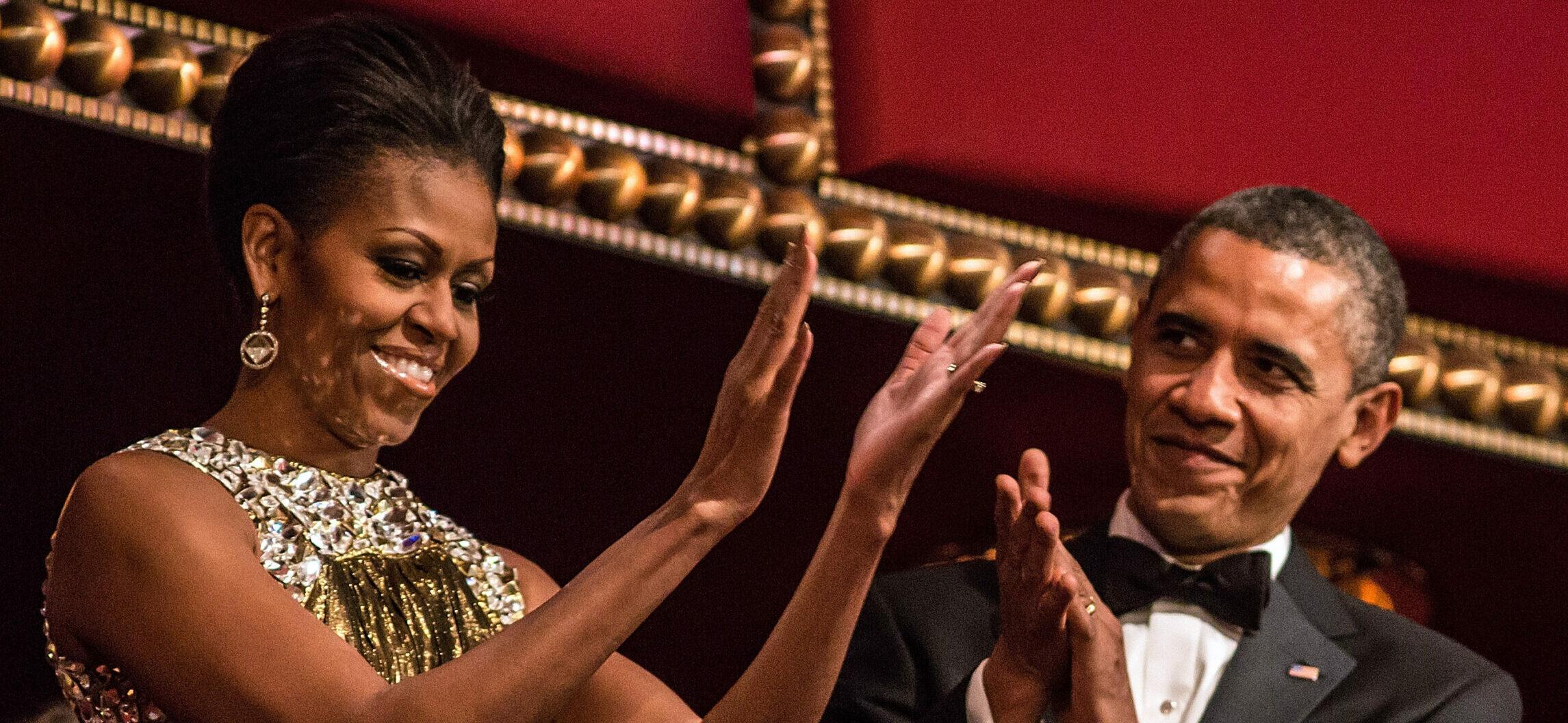 Barack & Michelle Obama at the 2012 Kennedy Center Honors Reception