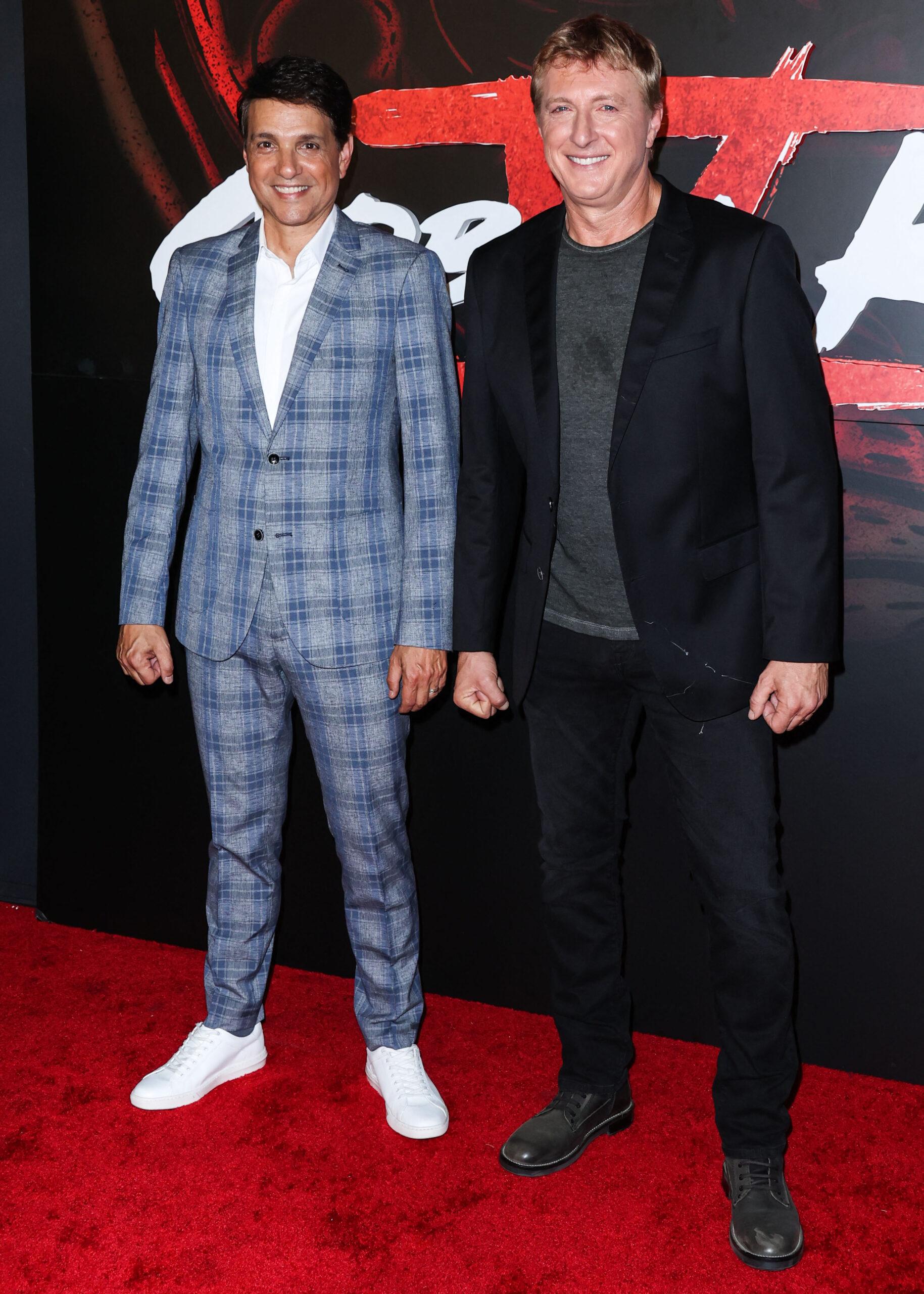 The Karate Kid stars Ralpha Macchio and William Zabka, Los Angeles Premiere Of Netflix's 'Cobra Kai' Season 5