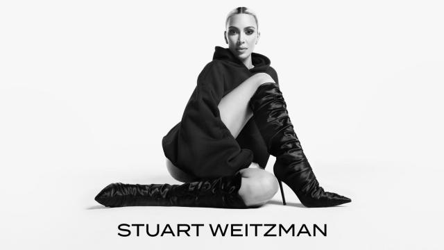 Kim Kardashian Ass Out For New Stuart Weitzman Role