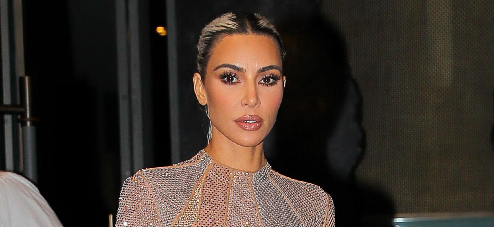 Kim Kardashian looks radiant while heading to the FENDI Fashion show in New York City