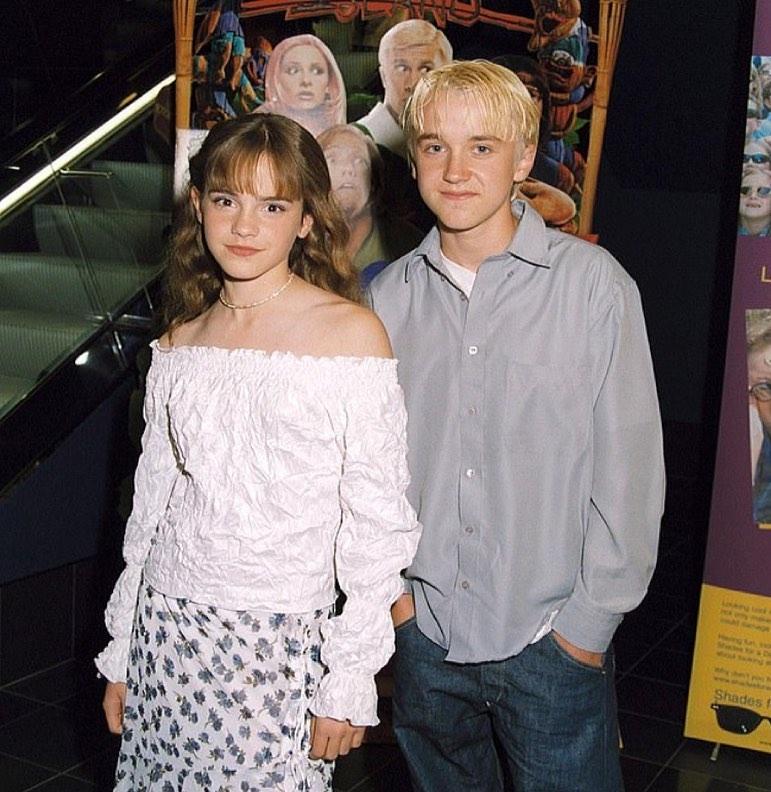 Emma Watson and Tom Felton