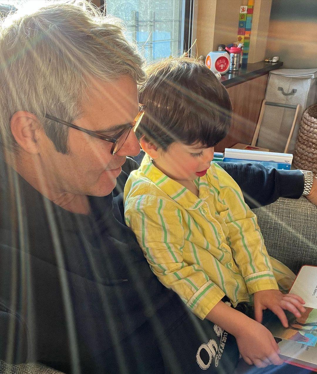 Andy Cohen and son Benjamin