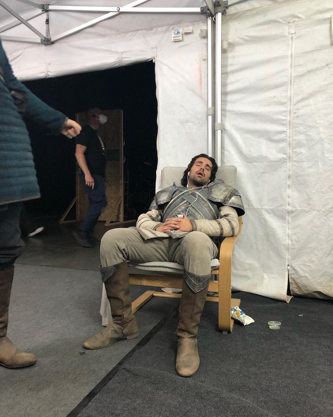 Fabien Frankel on the set of "House of the Dragon"
