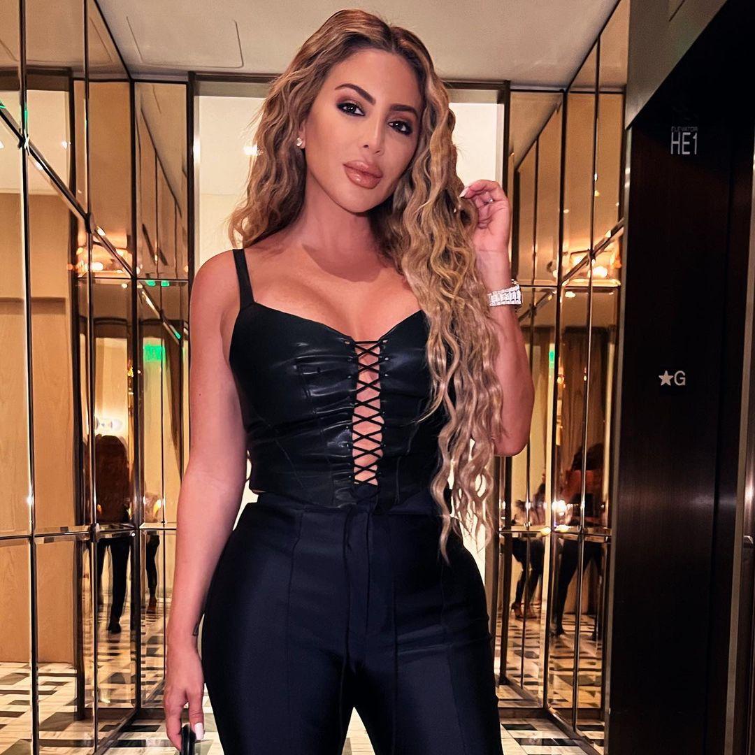 Larsa Pippen poses for the camera.