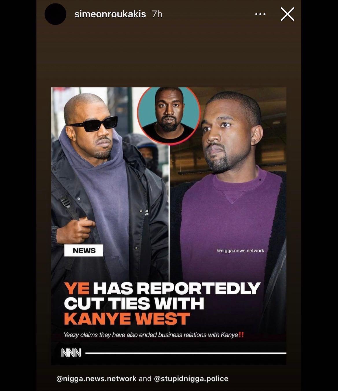 Kanye West latest Instagram post pokes fun at dropped deals