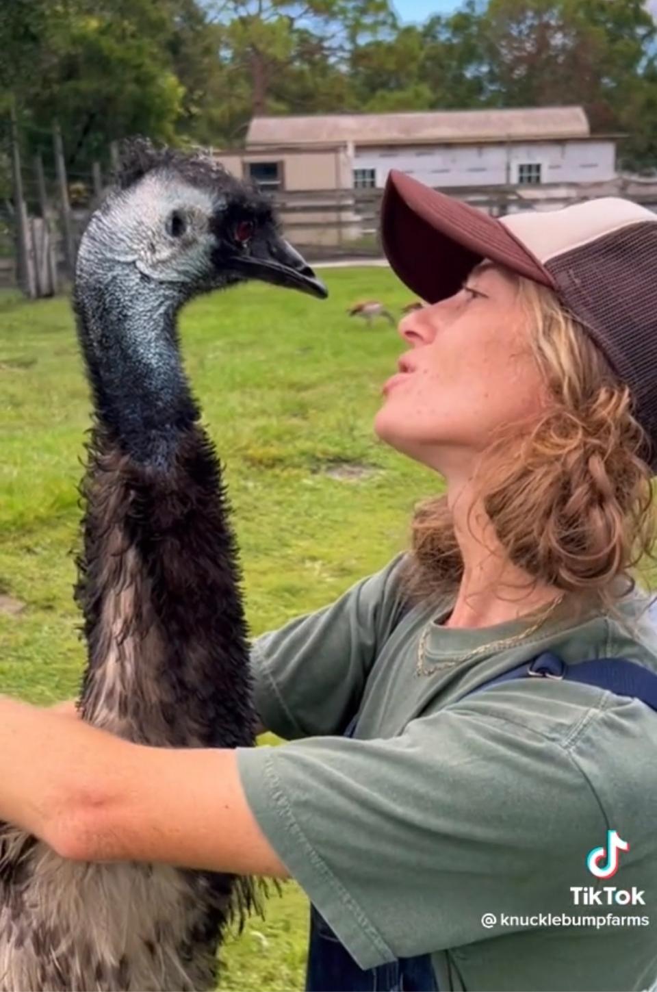 Taylor Blake and Emmanuel the Emu