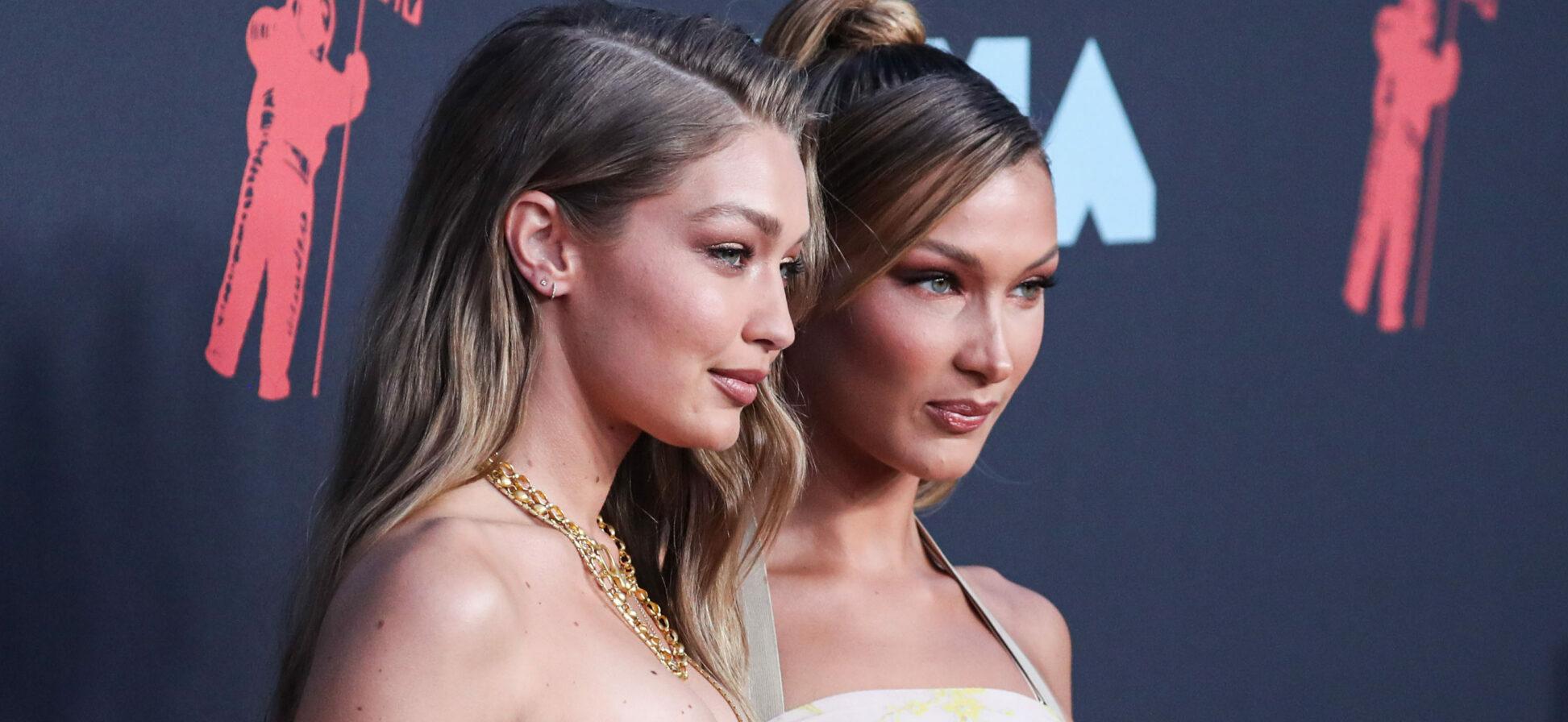 Gigi Hadid and sister Bella Hadid arrive at the 2019 MTV Video Music Awards