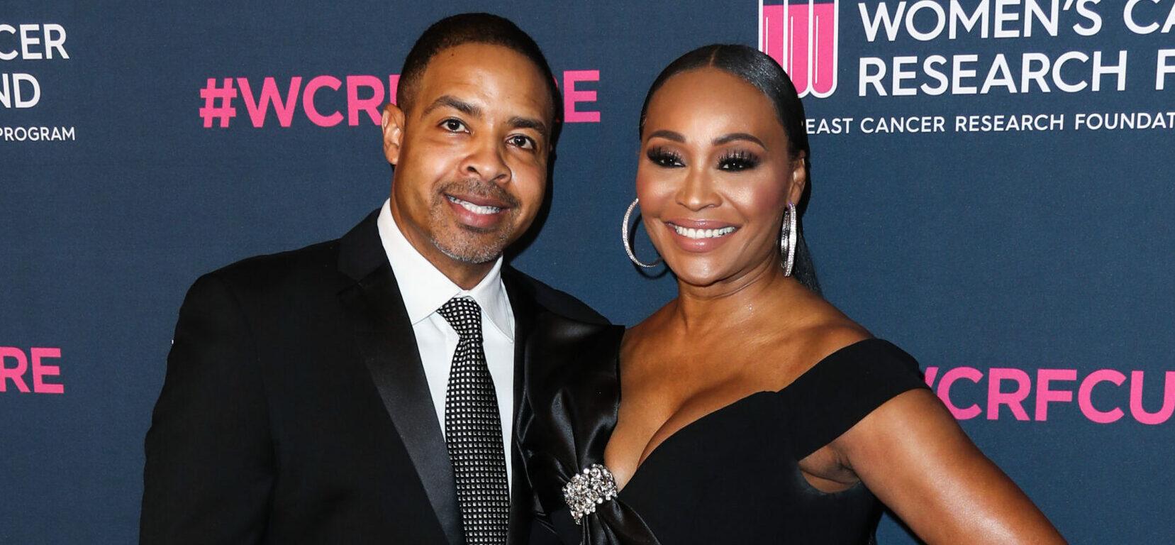 Cynthia Bailey & Mike Hill at The Women's Cancer Research Fund's An Unforgettable Evening Benefit Gala 2020