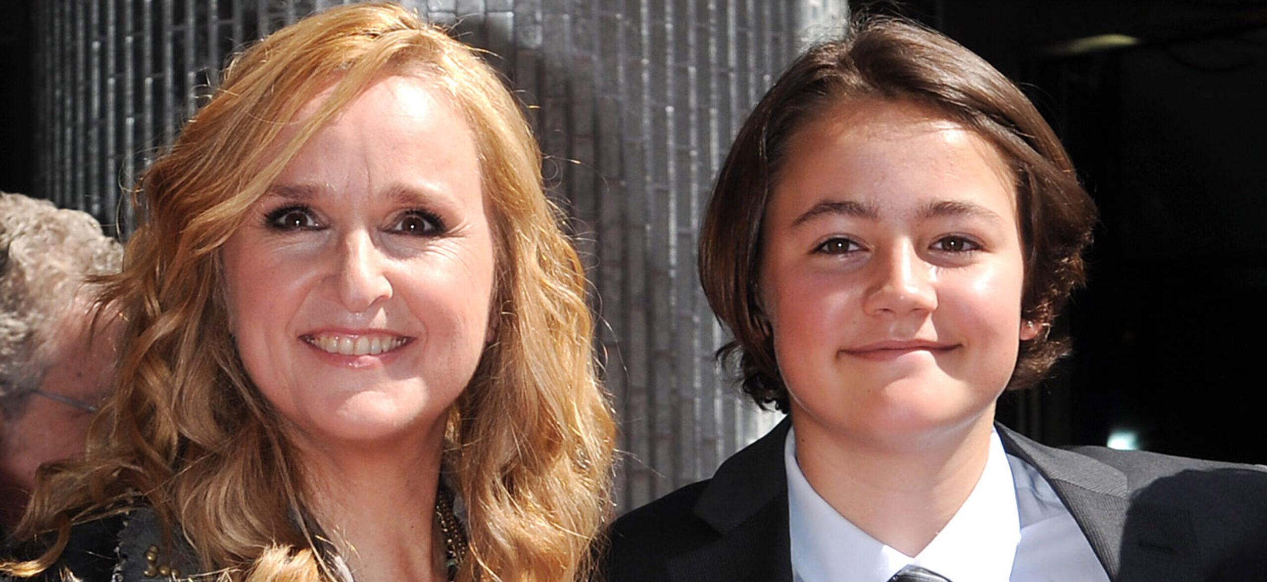 Melissa Etheridge with daughter Bailey, son Beckett and mother Edna.
