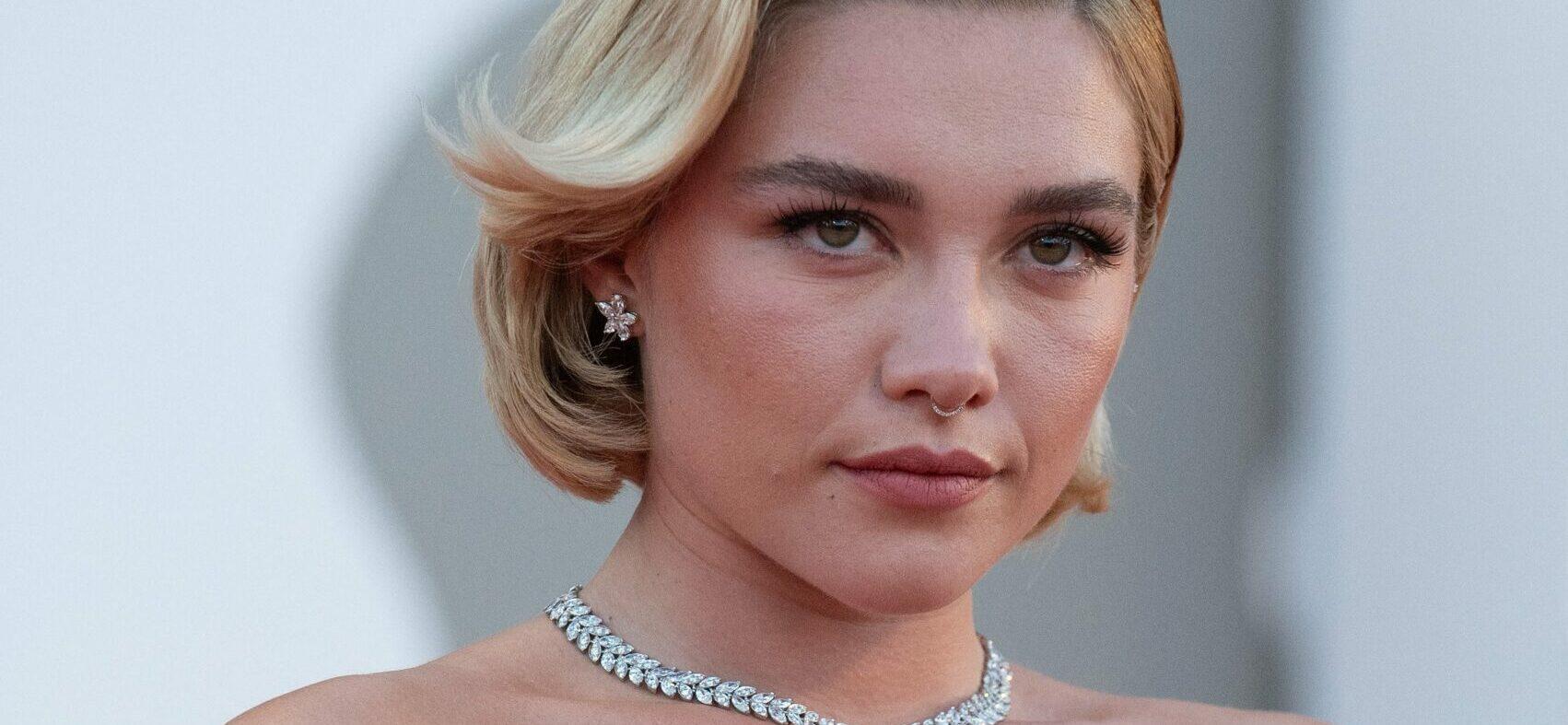 Florence Pugh at the 79th Venice International Film Festival - "Don't Worry Darling" Red Carpet