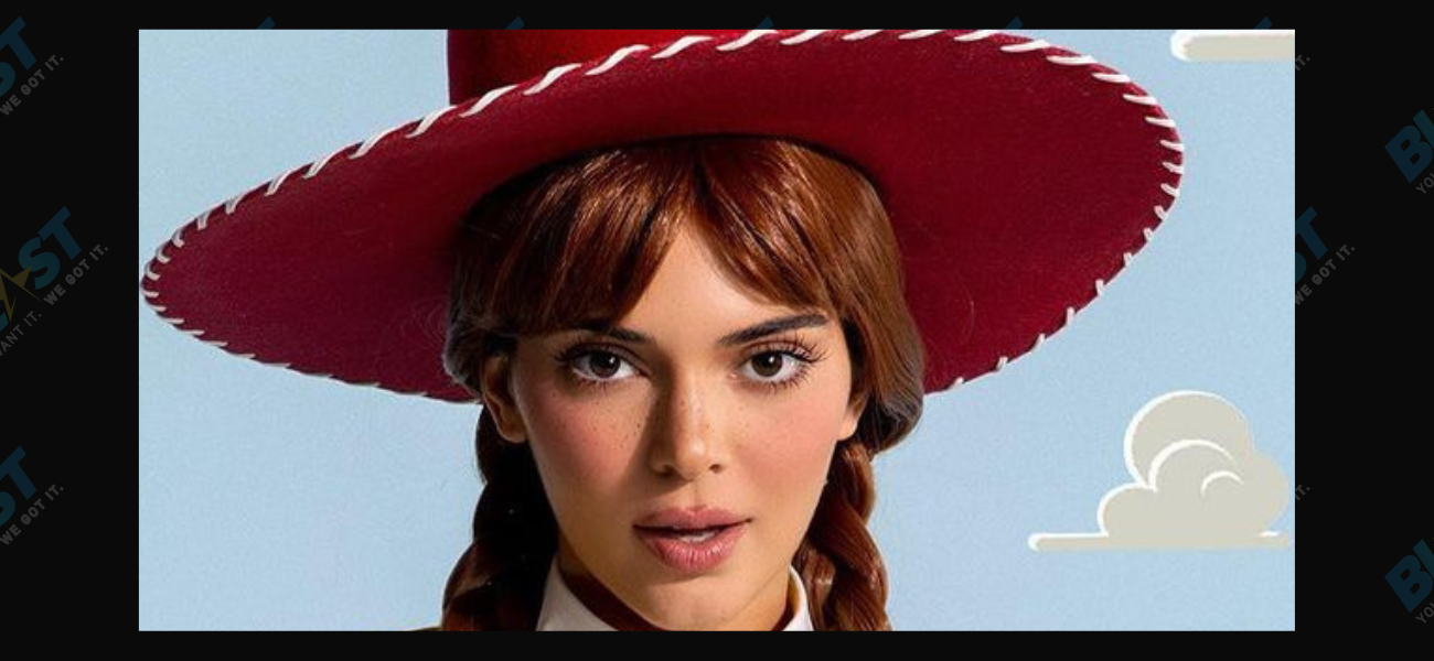 Kendall Jenner as Jessie from "Toy Story"