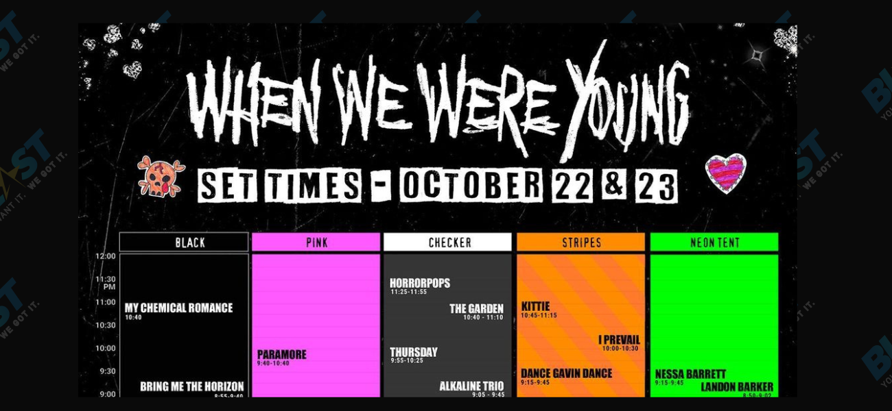 When We Were Young festival lineup