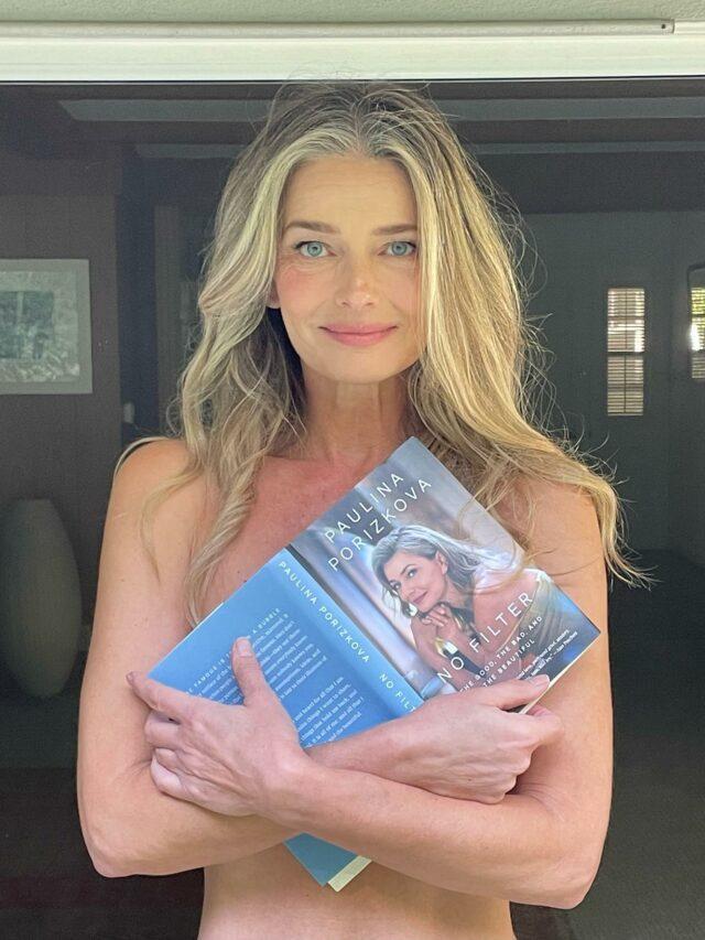 Paulina Porizkova goes topless to promote "No Filter"