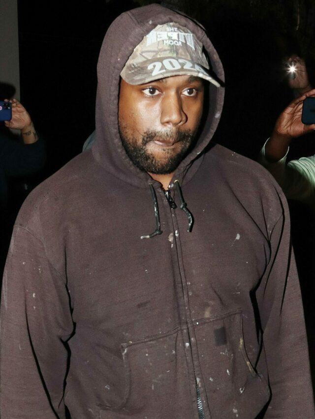 Kanye West leaving the gym in Los Angeles. 21 Oct 2022