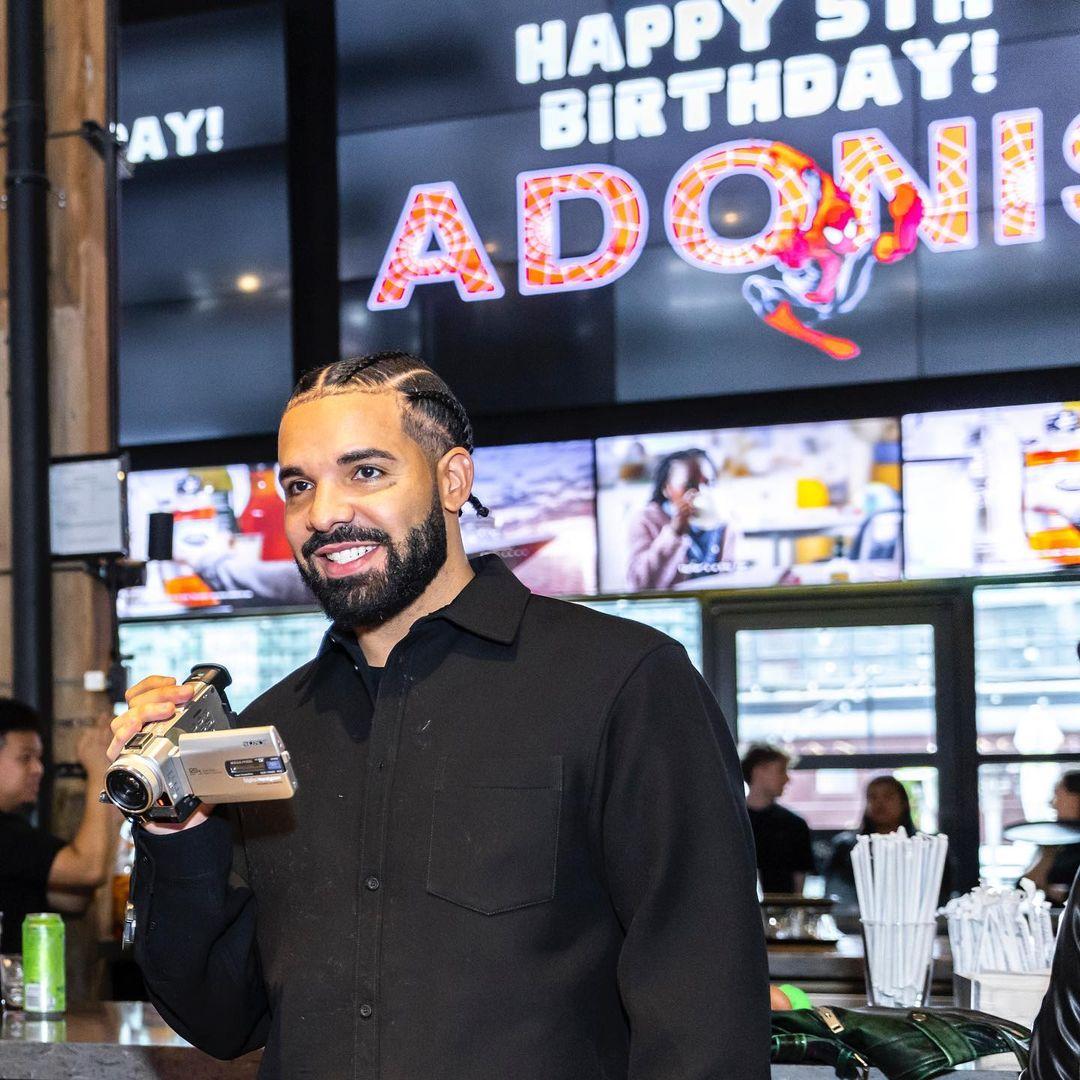 Drake's Son Adonis Is A Superhero At 5th Birthday Party