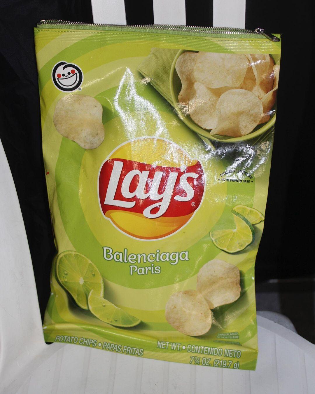 Lay's And Balenciaga Team Up For A Snack-Able Fashion Statement