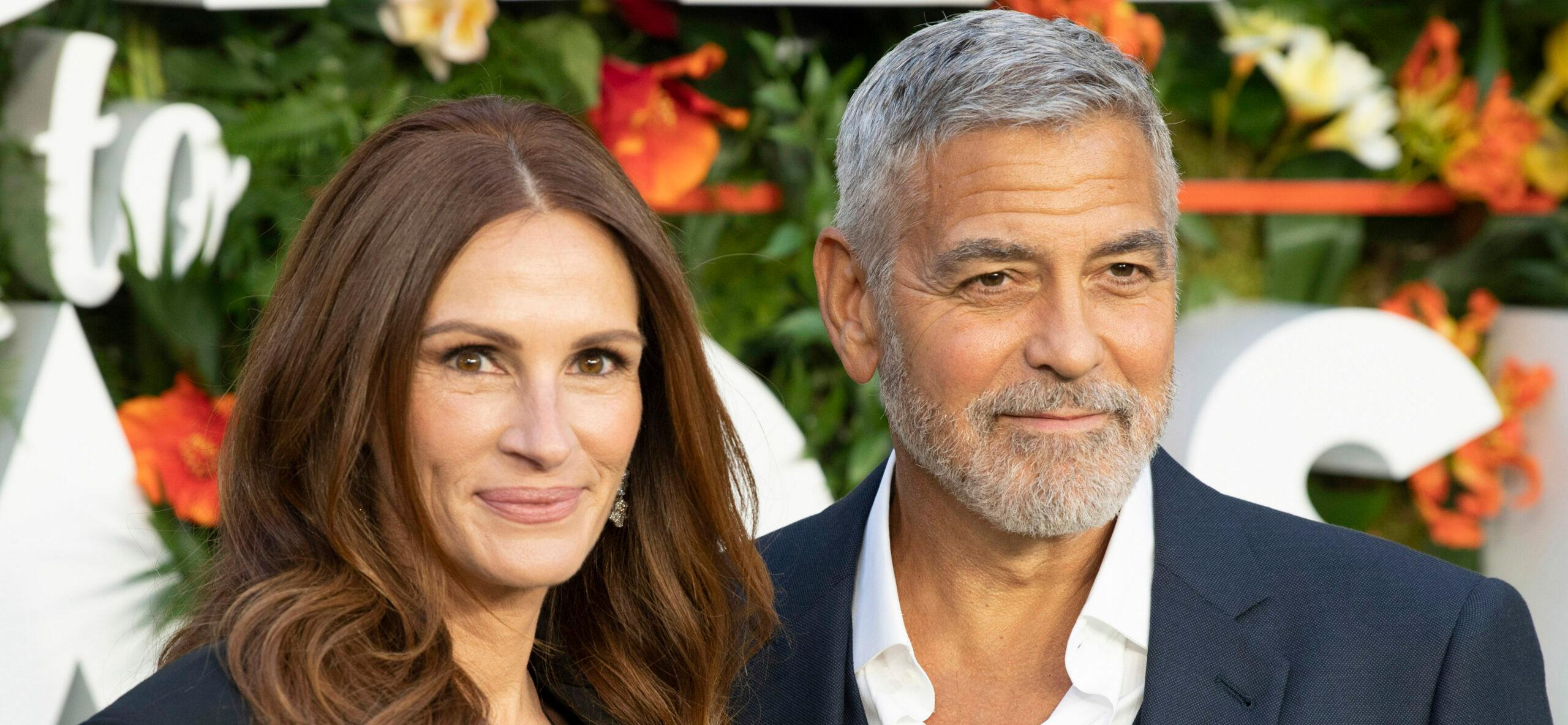 Julia Roberts and George Clooney at the ‘Ticket to Paradise’ World Premiere at the Odeon Luxe, Leicester Square, London UK.