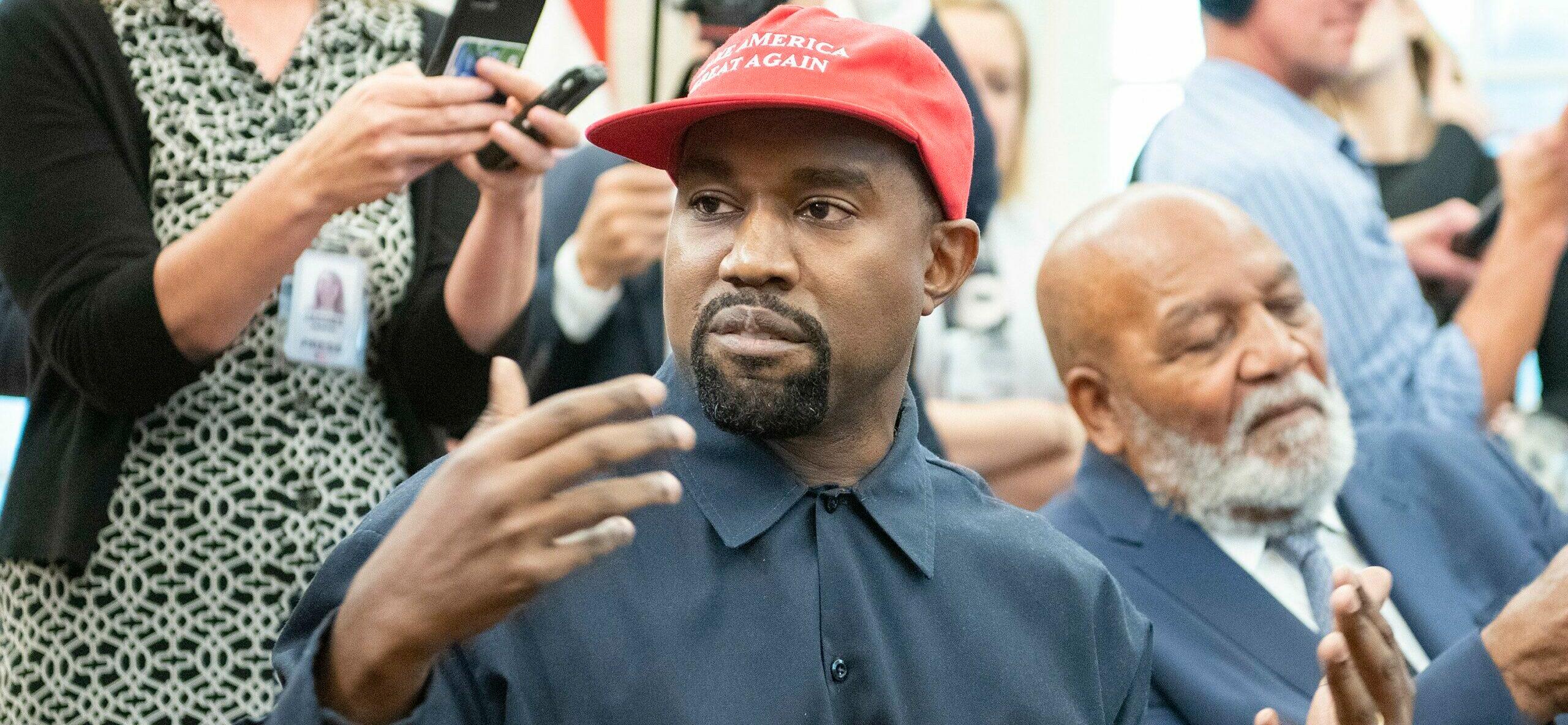 President Trump meets Kanye West