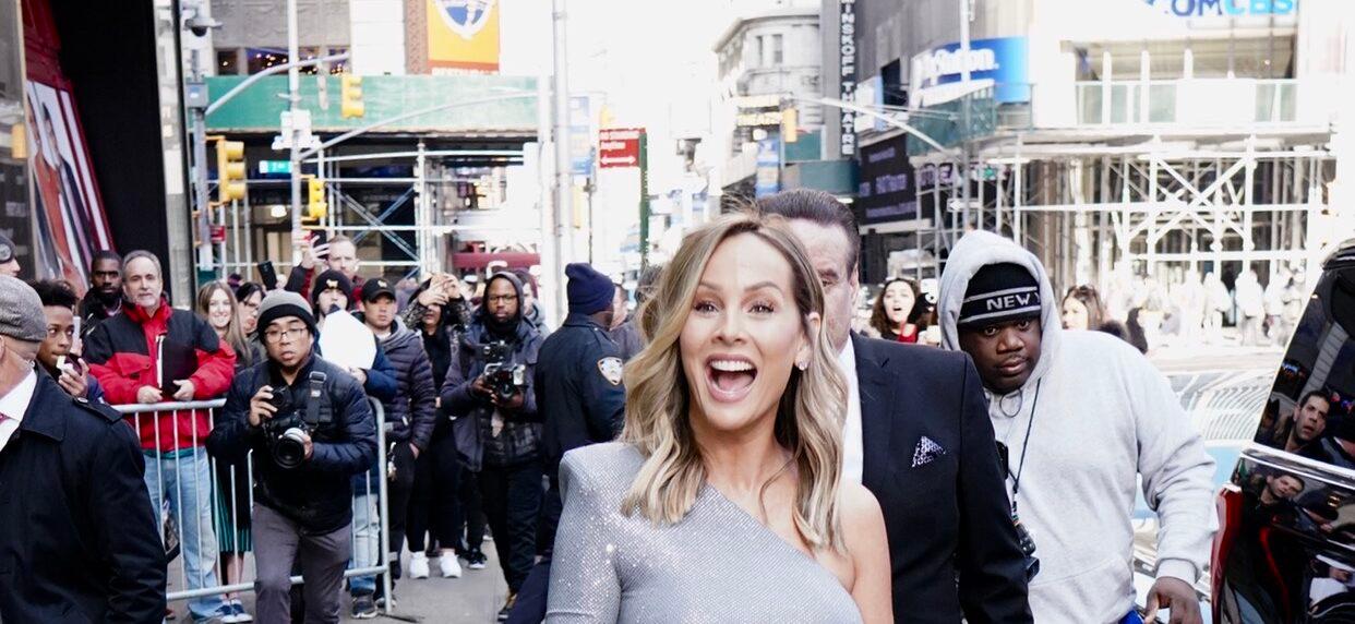 Bachelorette Clare Crawley is seen leaving Good Morning America