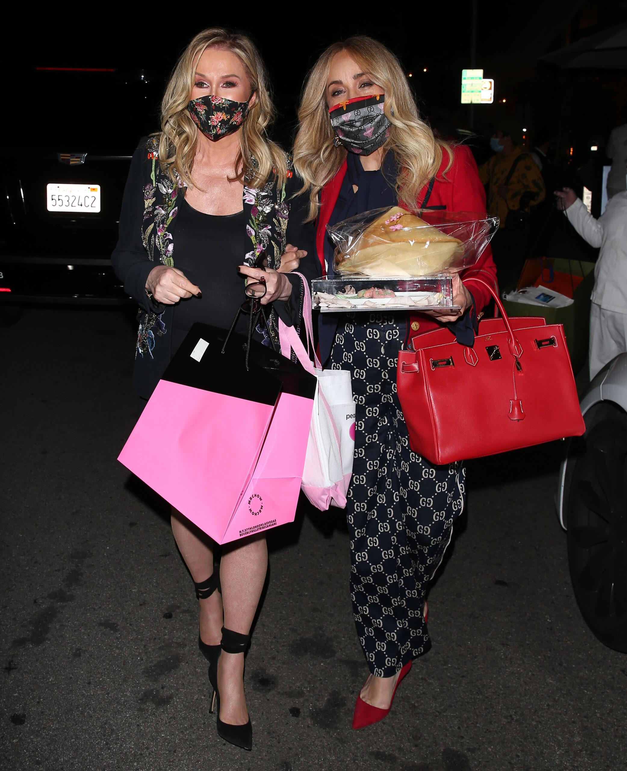 Real Housewives of Beverly Hills Stars come out to celebrate Kathy Hilton apos s Birthday in Beverly Hills