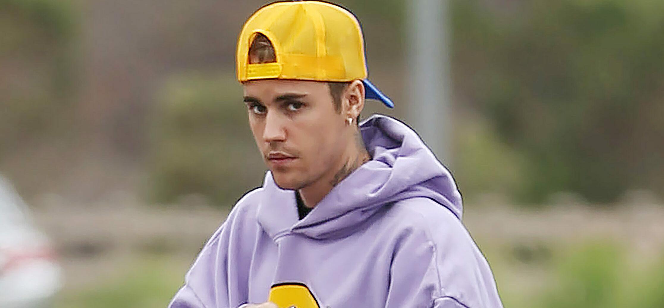 Justin Bieber hiking in Hollywood as some fans spotted him along his exercise snapping pics of the Canadian singer