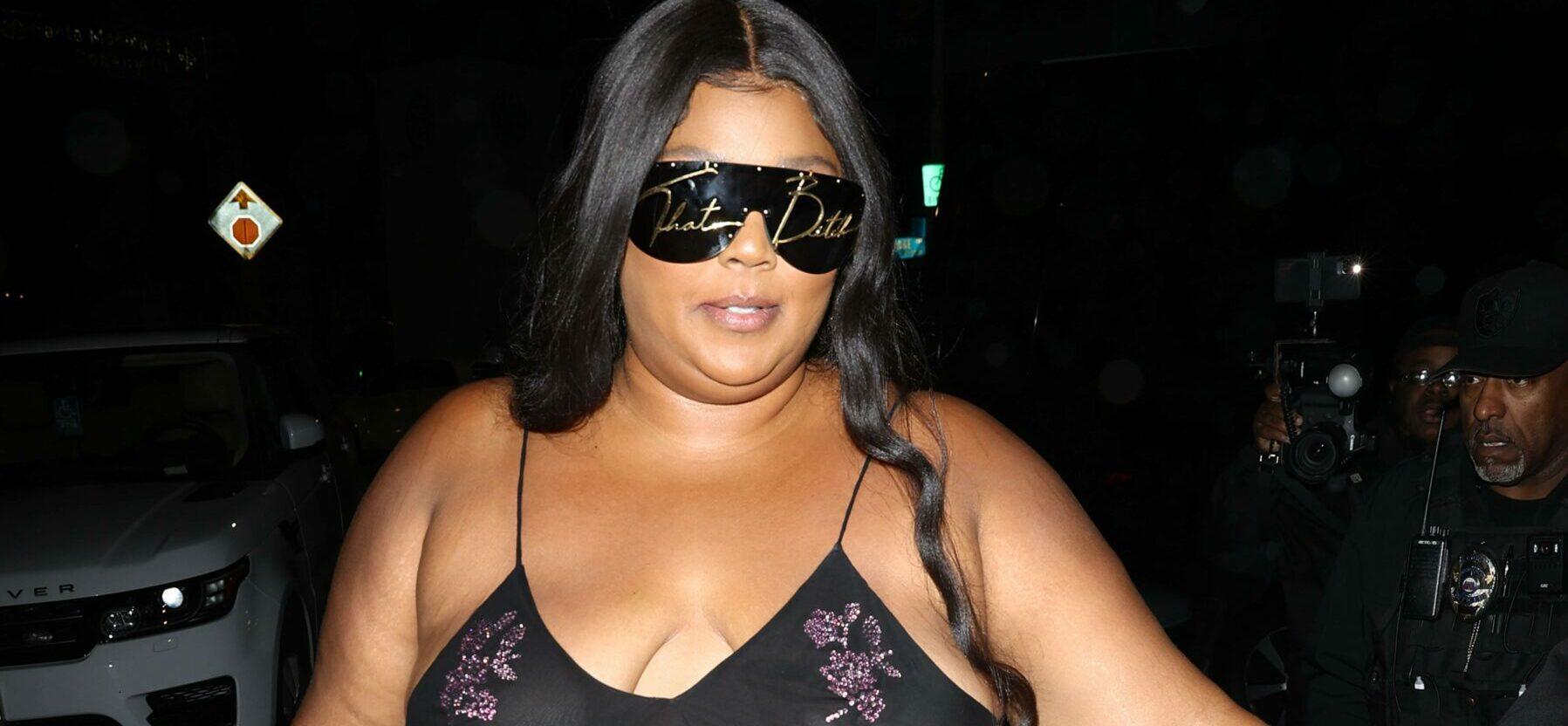 Lizzo arrives at Craigs Restaurant to celebrate her 35th Birthday