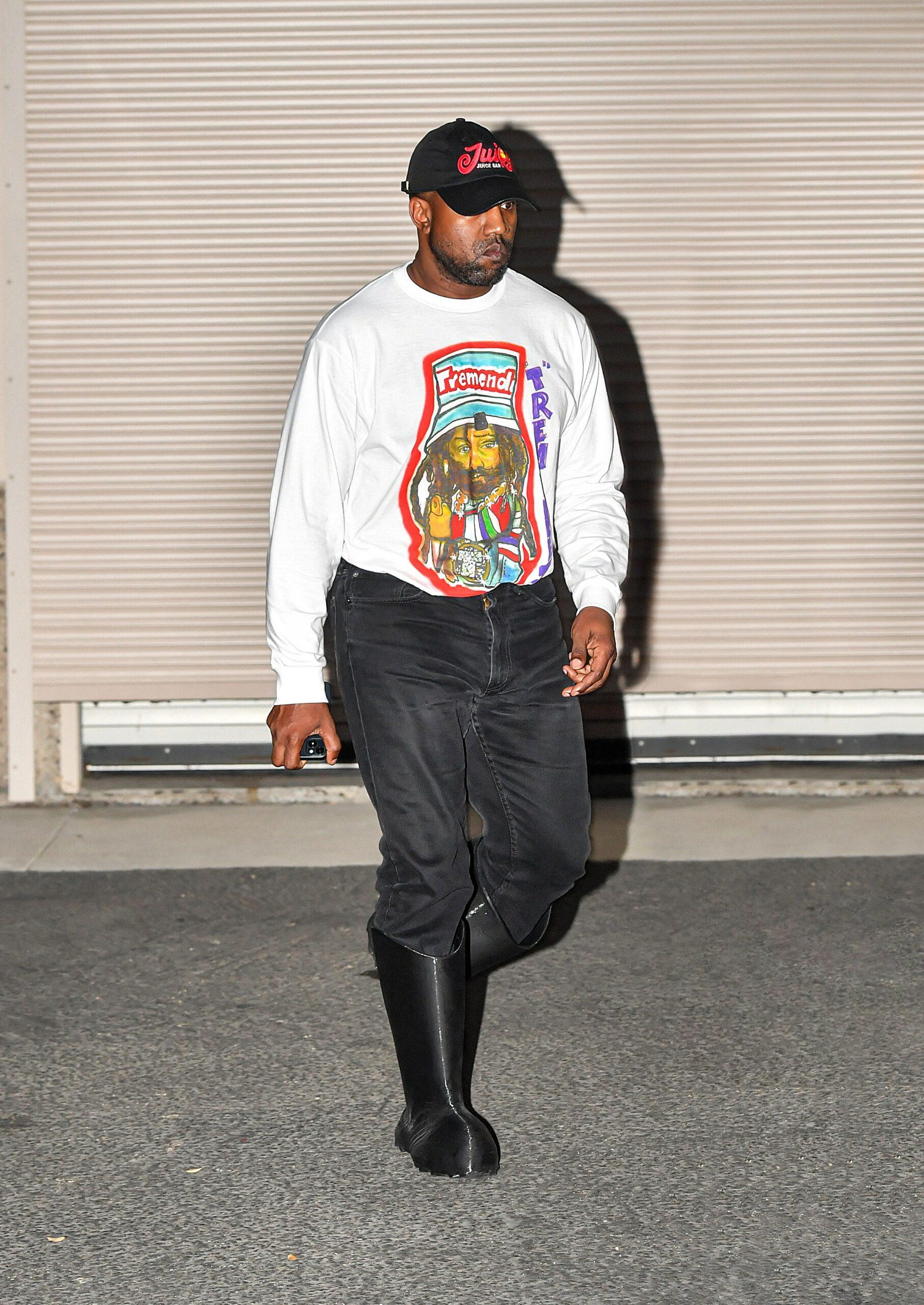 Kanye West Spotted Leaving Daughter North apos s Basketball Game in Thousand Oaks CA