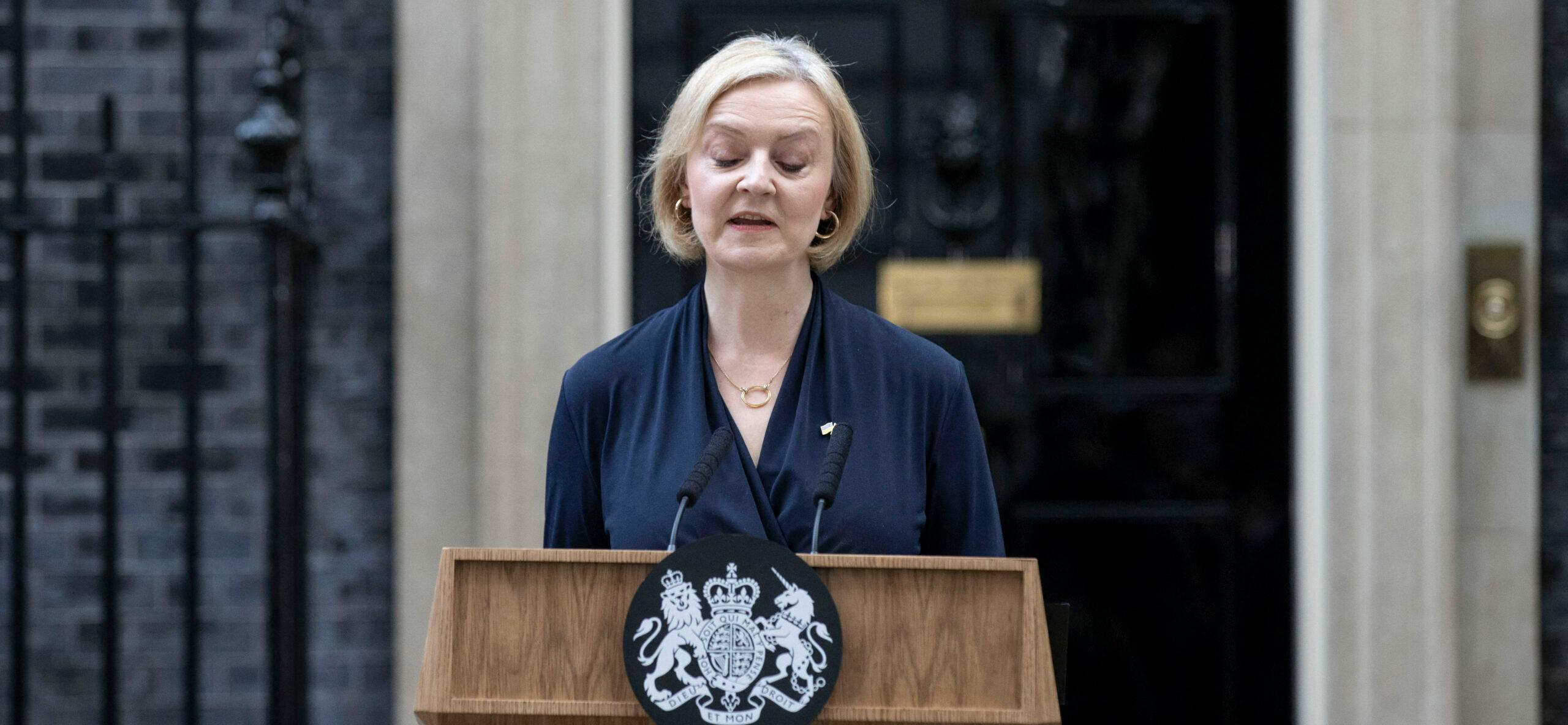 UK Prime Minister Liz Truss resigns