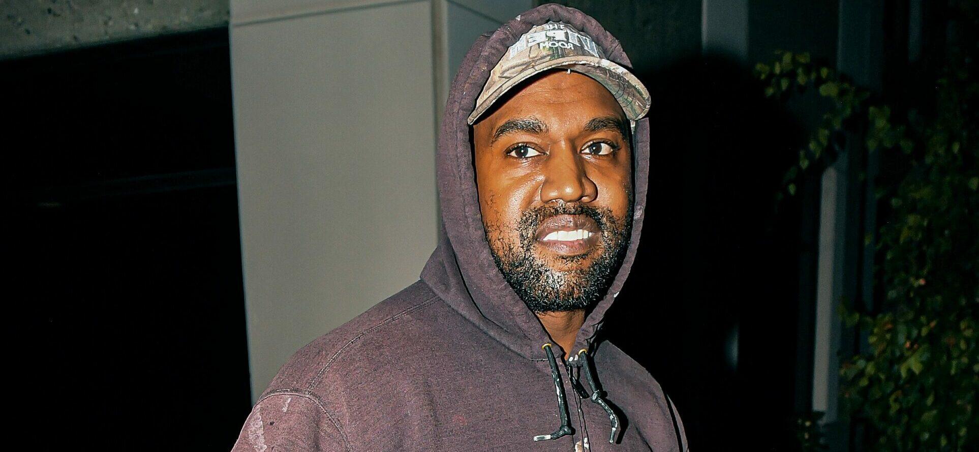 Kanye West Is All Smiles amp Unbothered As He Held A Mini Press Conference At His Daughter North apos s Basketball Game In Thousand Oaks CA