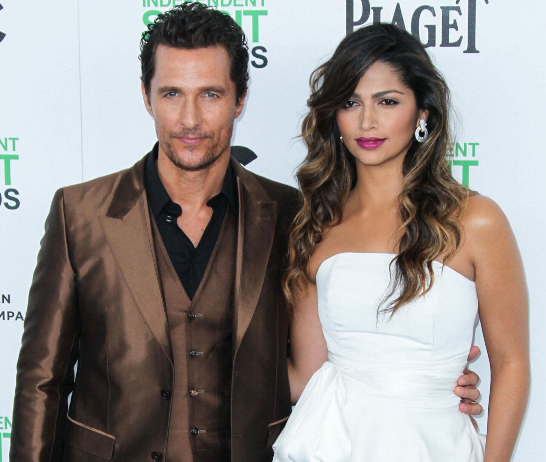 Matthew McConaughey and wife, Camila Alves