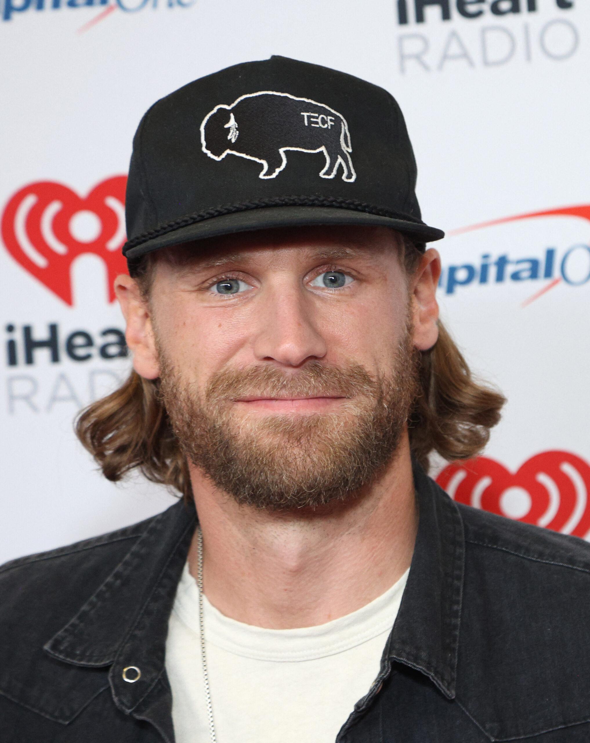 Chase Rice at 2022 iHeartRadio Music Festival - Press Room - Day 2