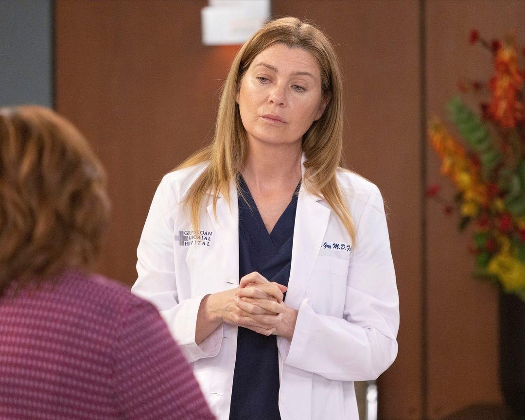 Ellen Pompeo as Meredith Grey on "Grey's Anatomy"