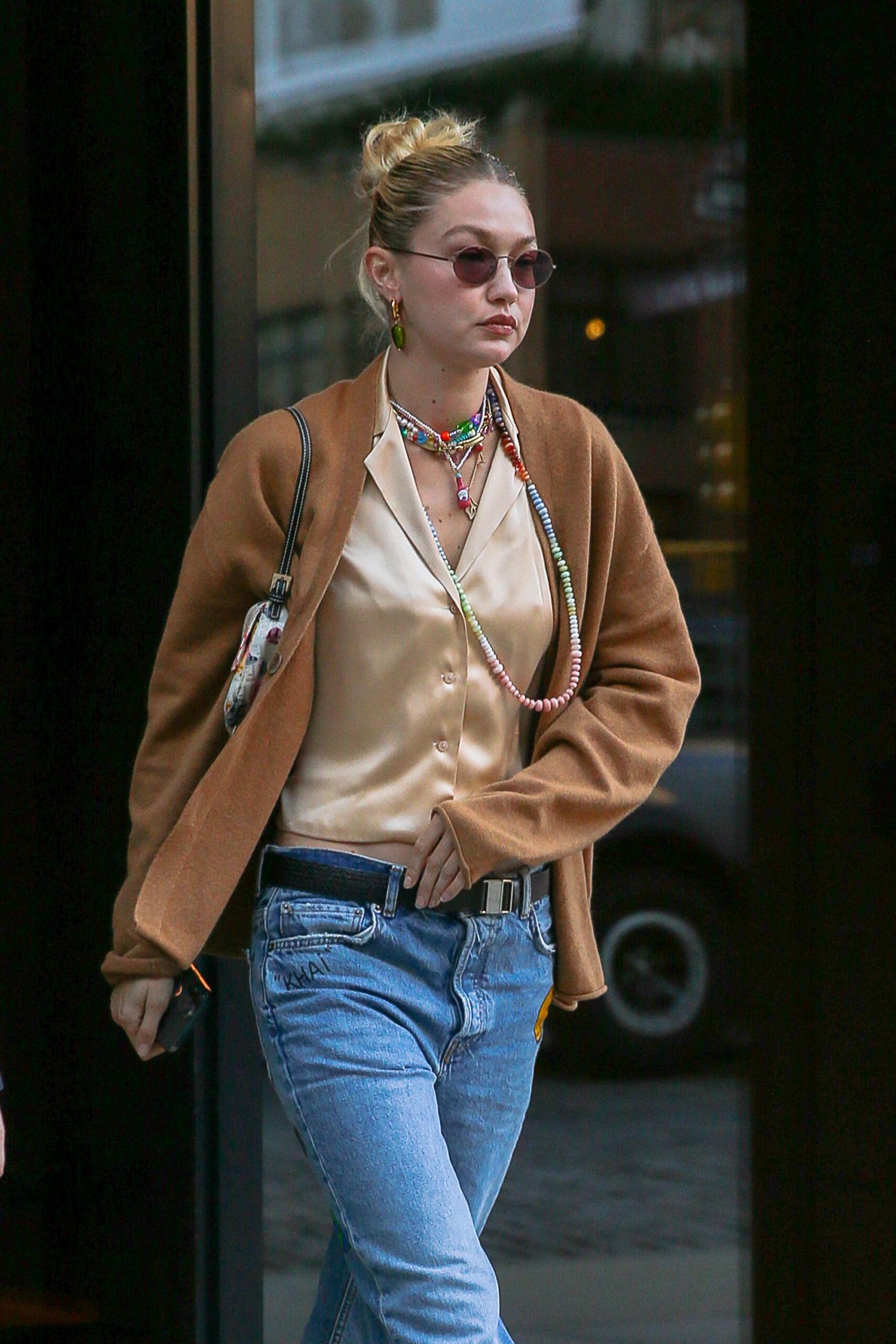 Gigi Hadid was spotted heading out in New York City