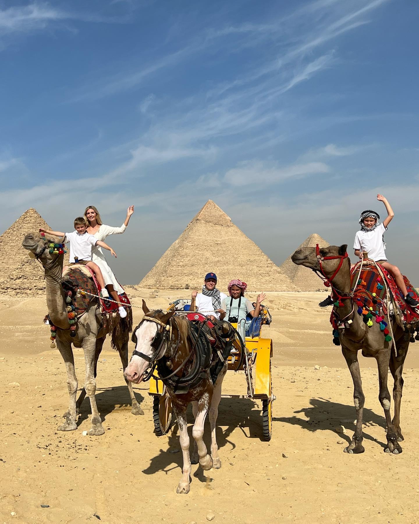 Ivanka Trump takes a family vacation to Cairo, Egypt