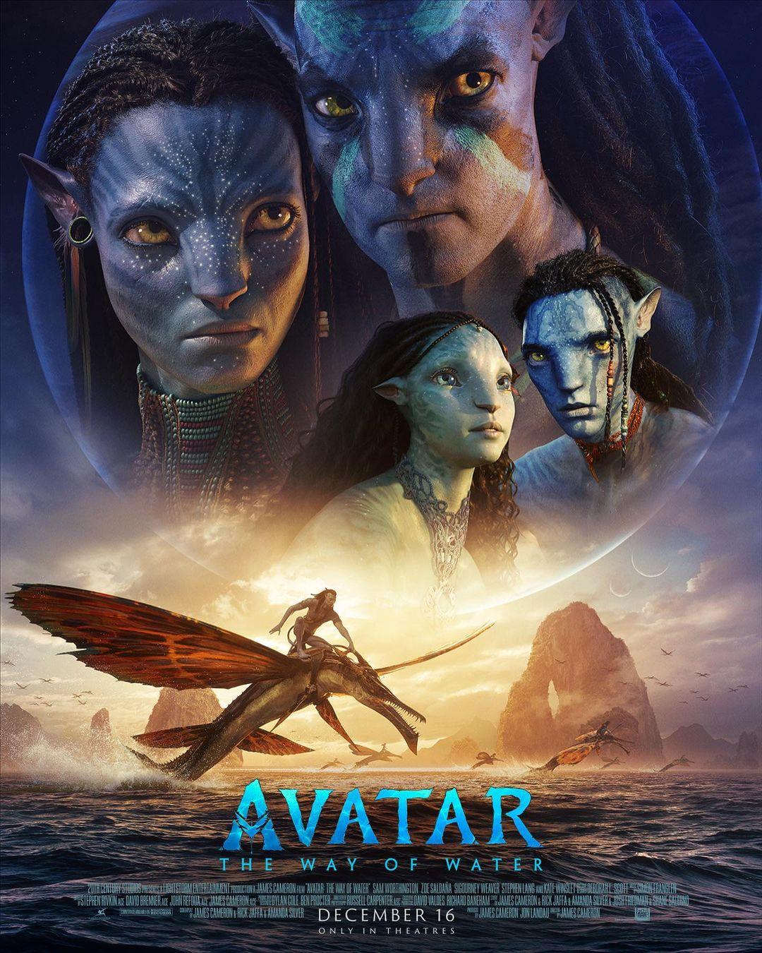 "Avatar: The Way Of Water" poster