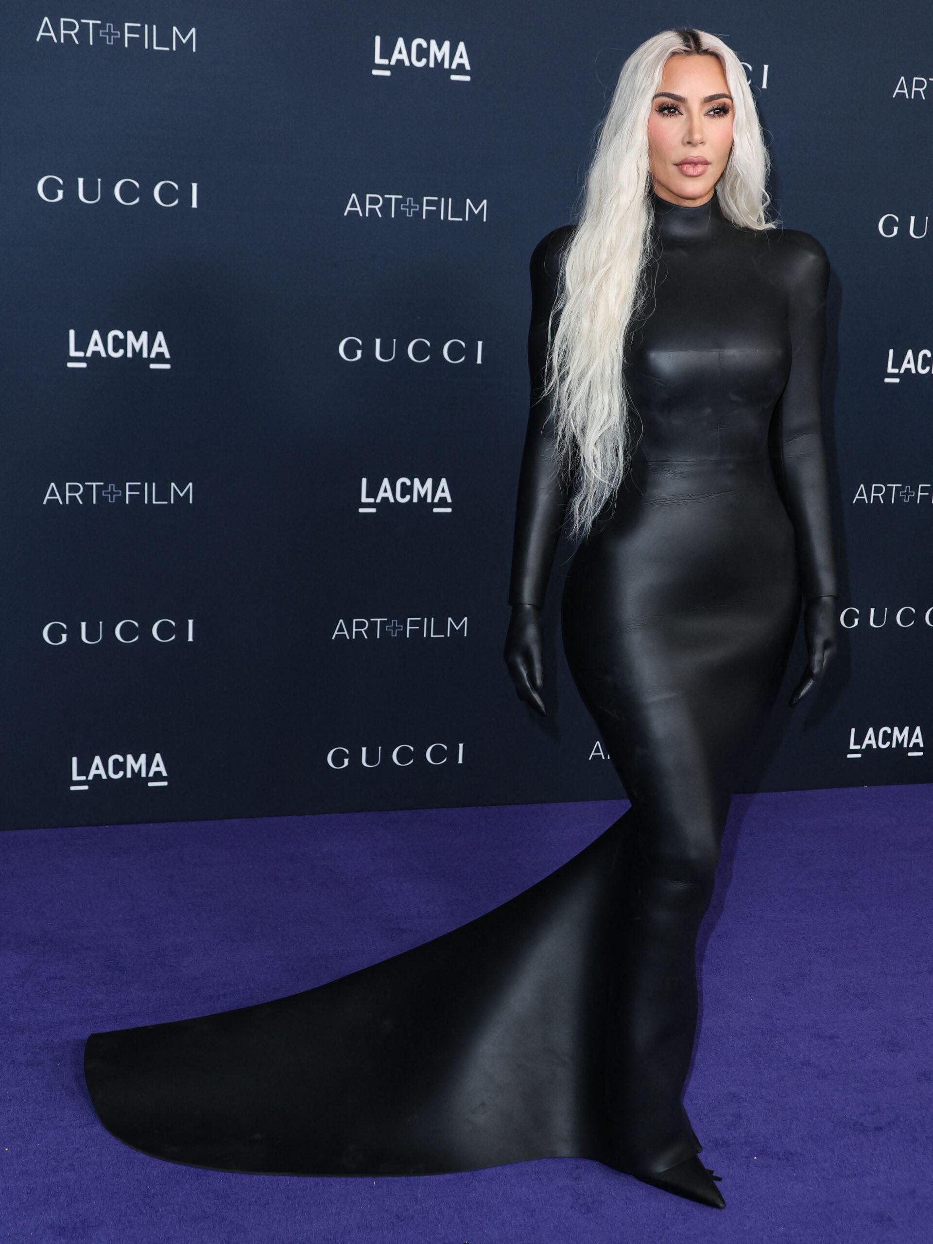 Kim Kardashian wearing Balenciaga arrives at the 11th Annual LACMA Art + Film Gala 2022