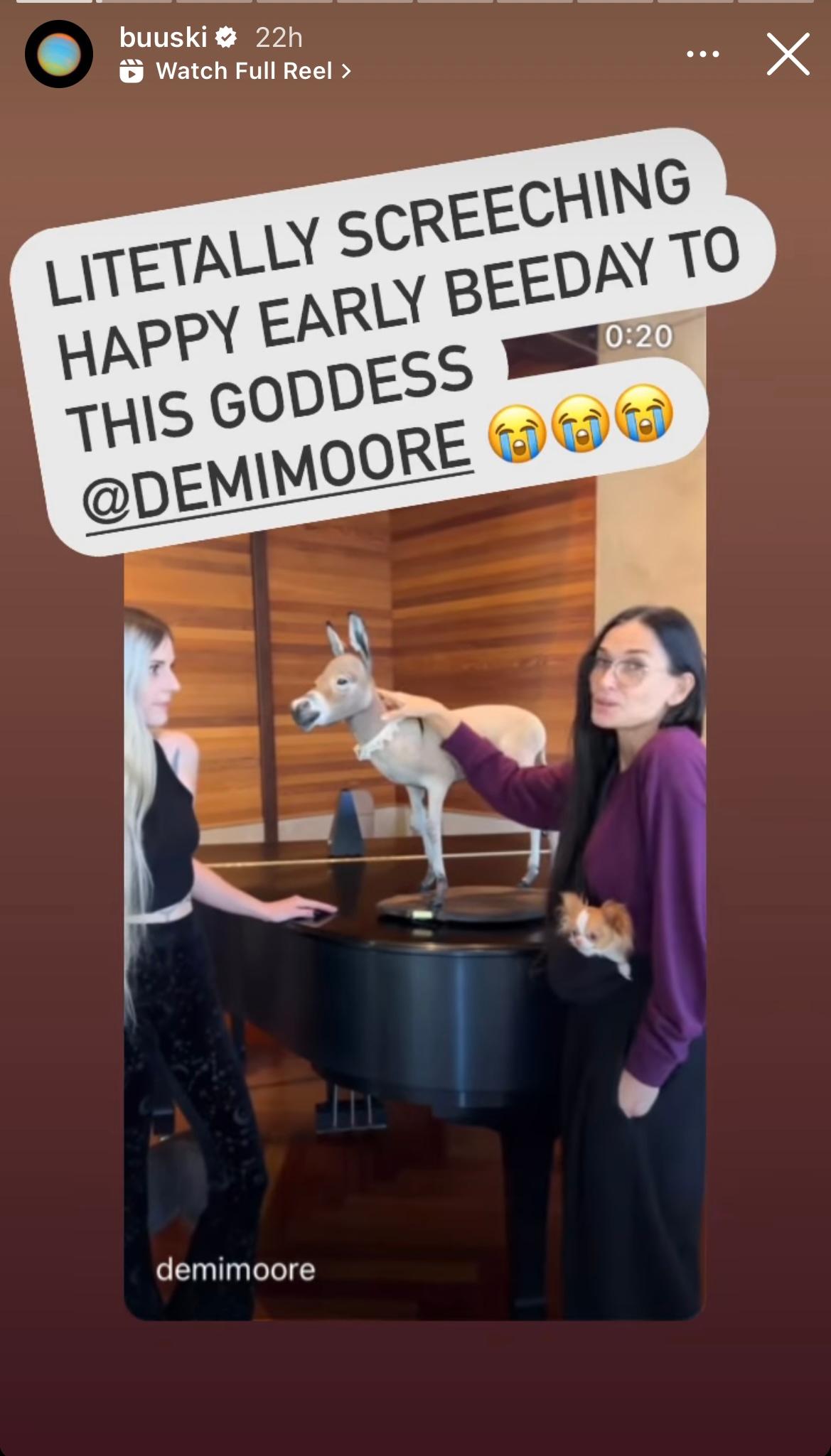 Tallulah Willis' tribute to Demi Moore on birthday