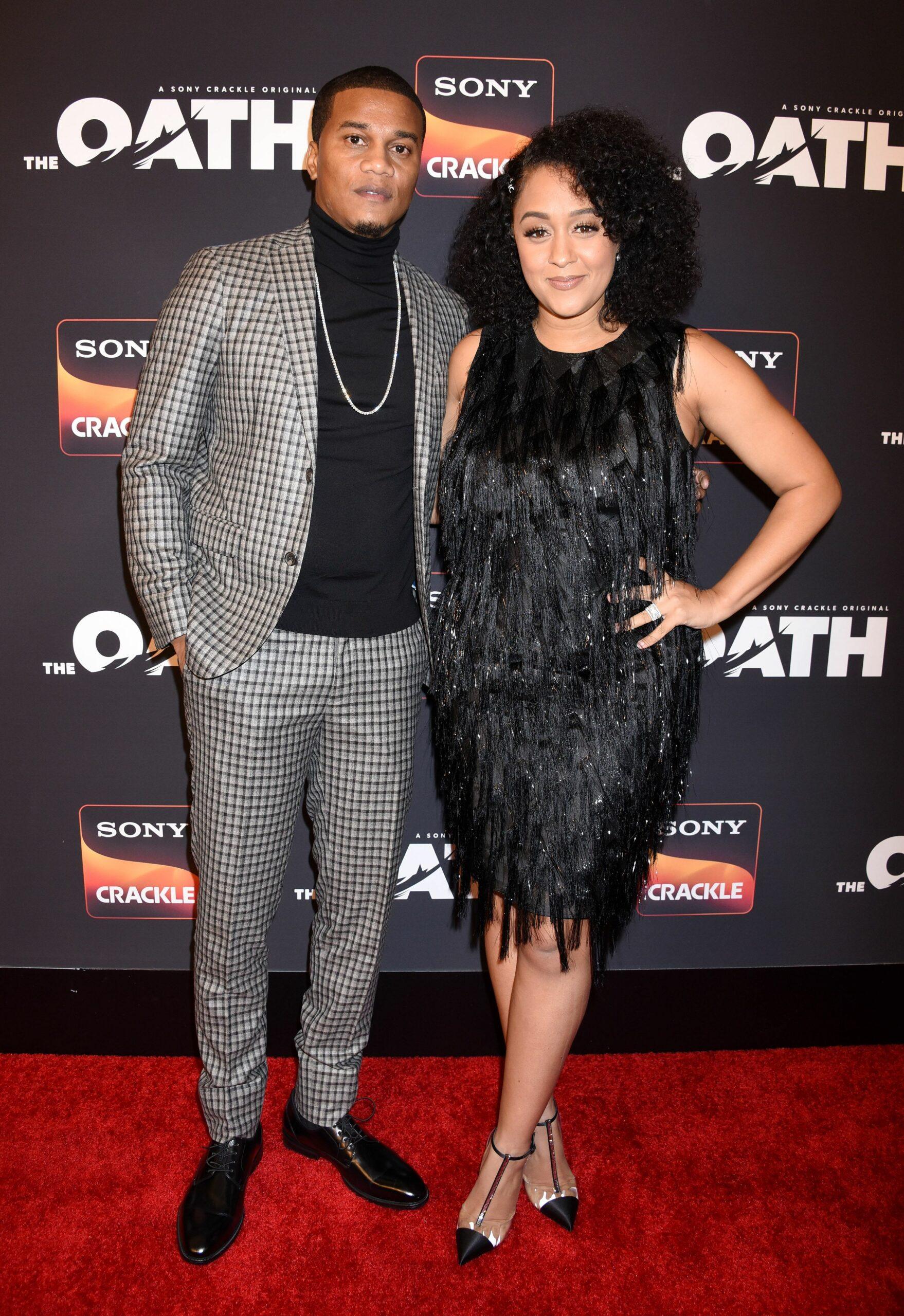 Cory Hardrict and Tia Mowry at Sony Crackle's 'The Oath' Season 2 Screening Event