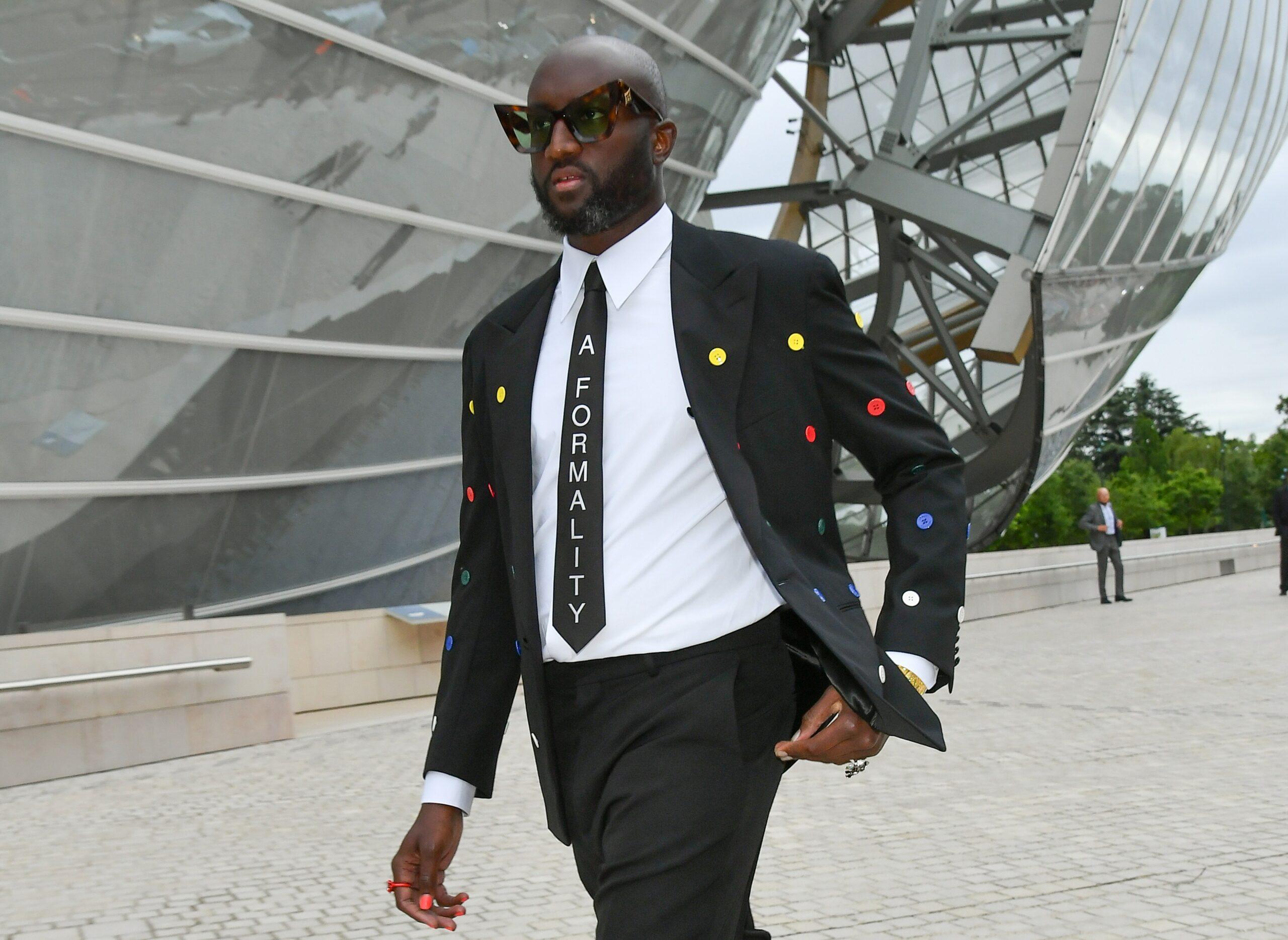 Virgil Abloh at Louis Vuitton Parfum Dinner during Paris Fashion Week