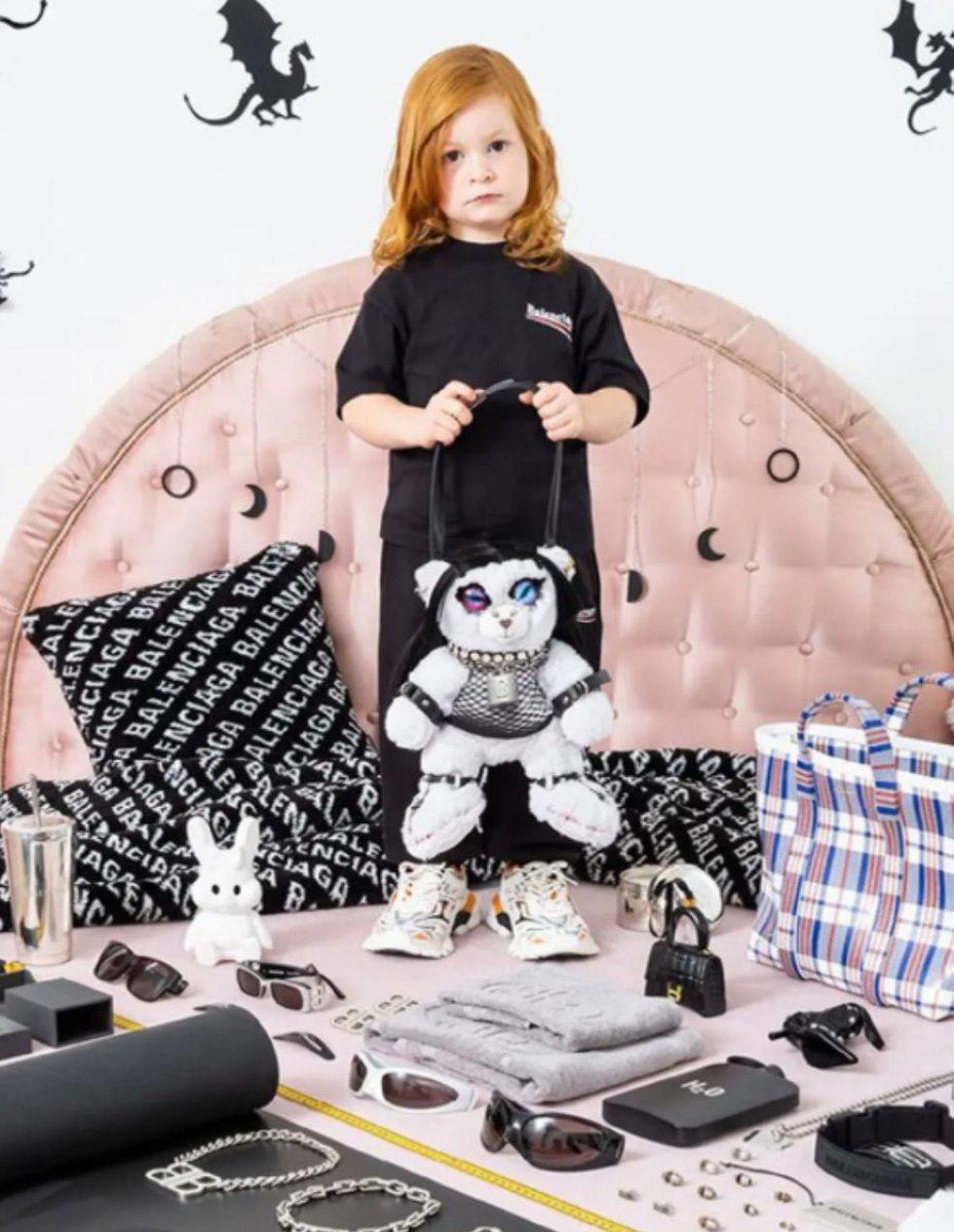 Balenciaga Slammed Online For Teddy Bear Bondage Kids Campaign