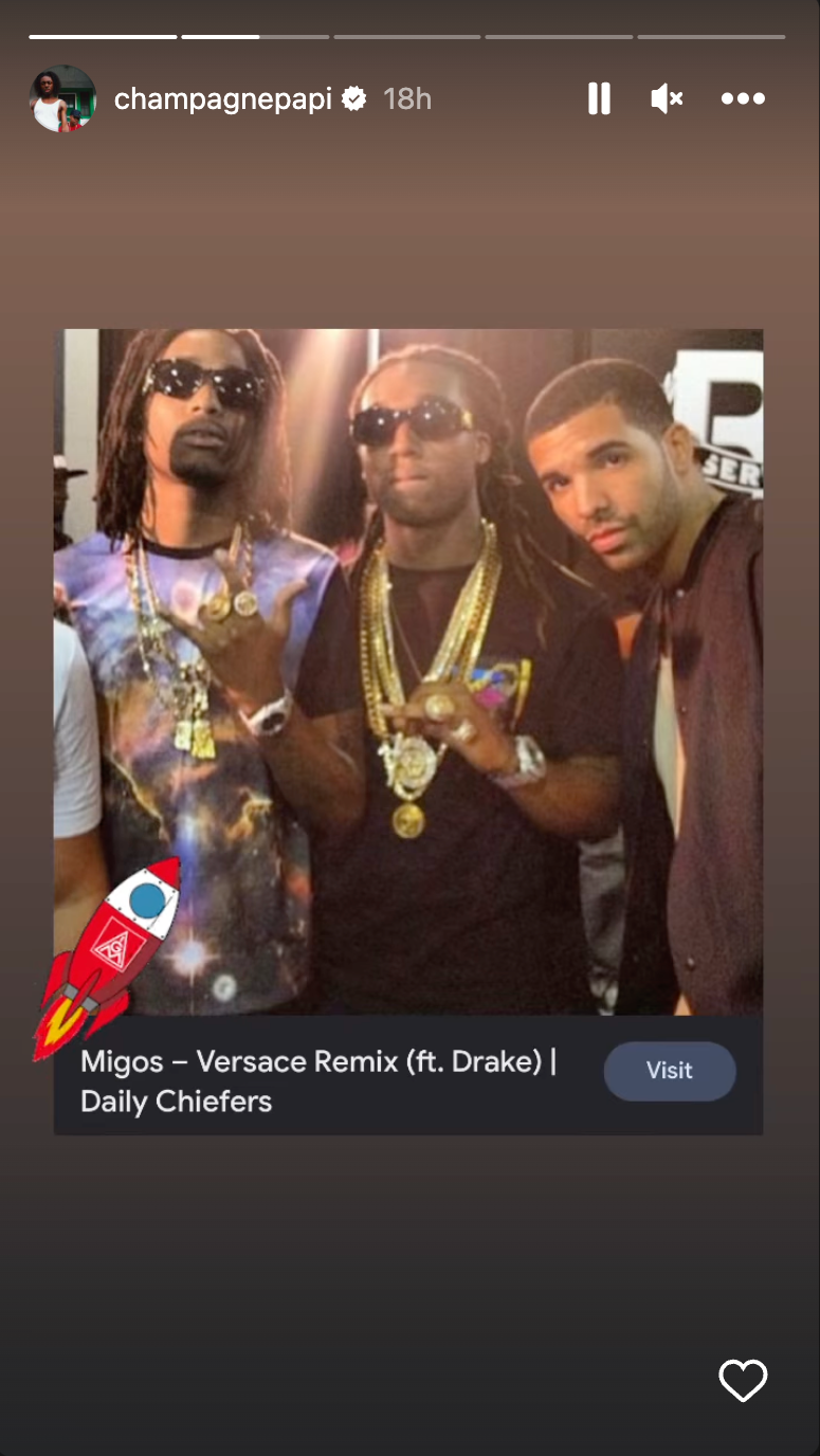 Drake Posts 'Best Memories' Of Takeoff & Migos