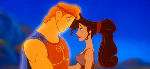Hercules and Meg in Disney's Hercules