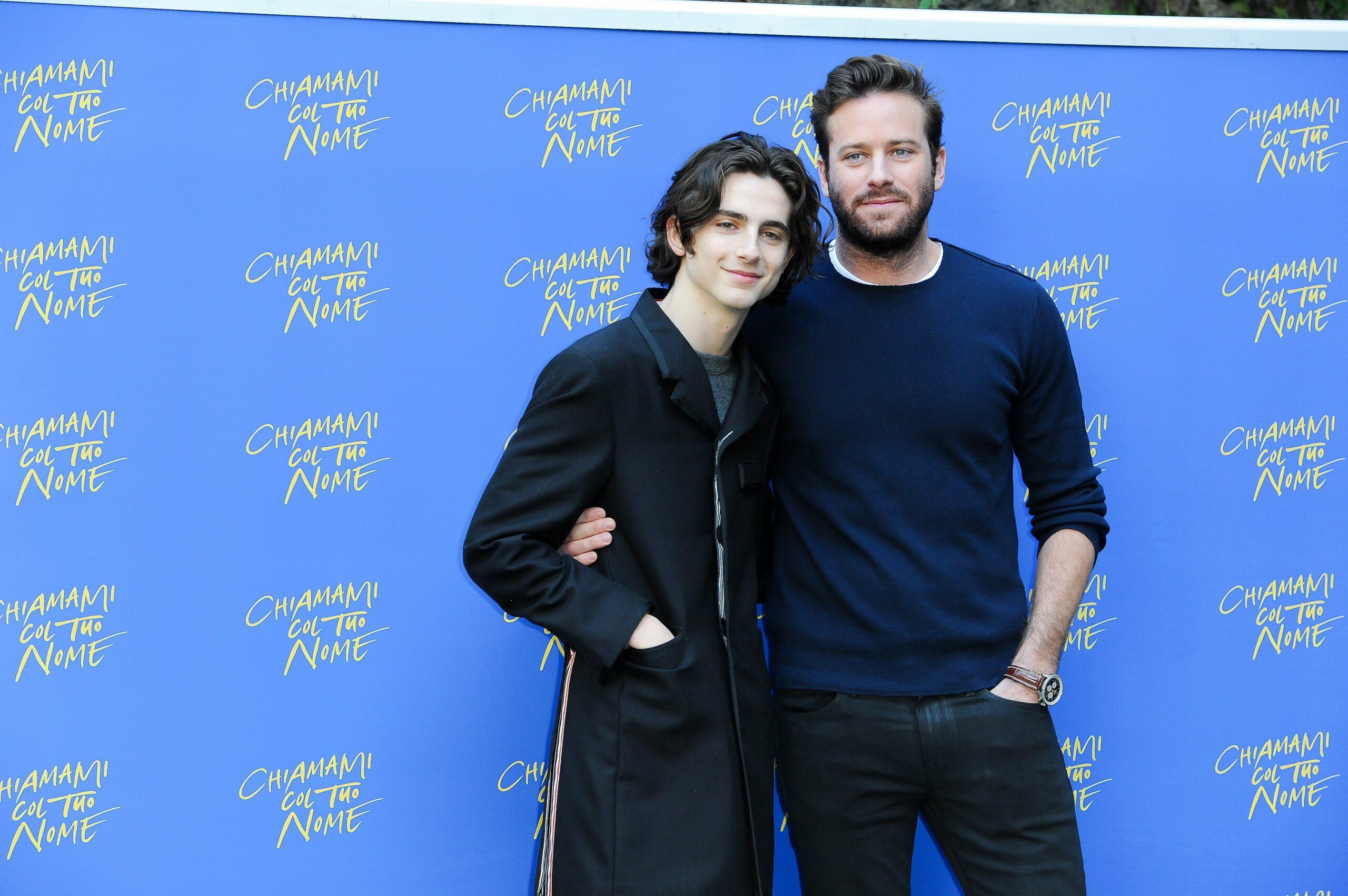 Chiamami Col Tuo Nome Call Me By Your Name Photocall In Rome