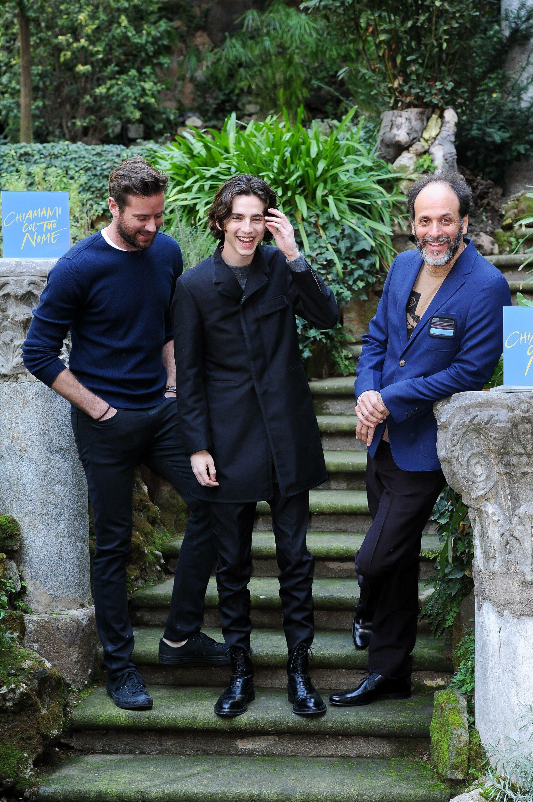 Chiamami Col Tuo Nome Call Me By Your Name Photocall In Rome