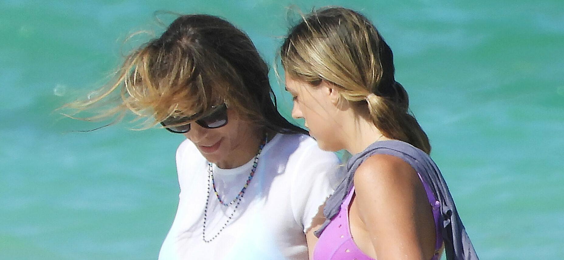 Sylvester Stallone apos s wife and daughter enjoy a girls apos trip in the popular tourist destination Tulum Mexico