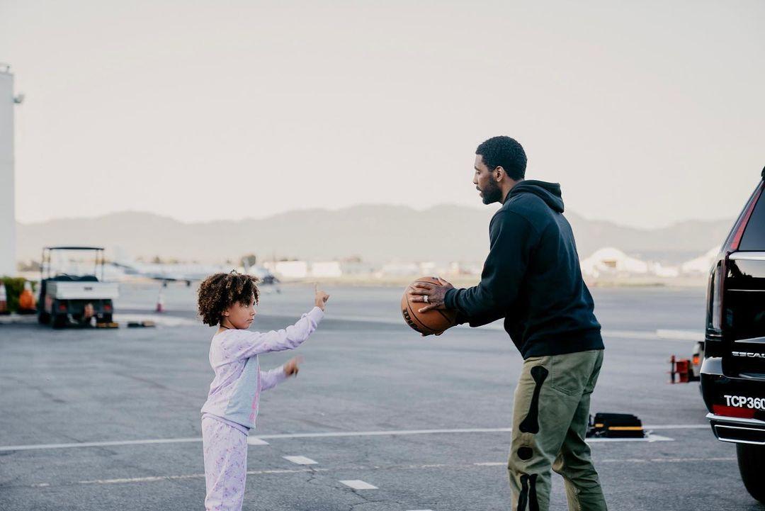 Kyrie Irving and daughter Azurie