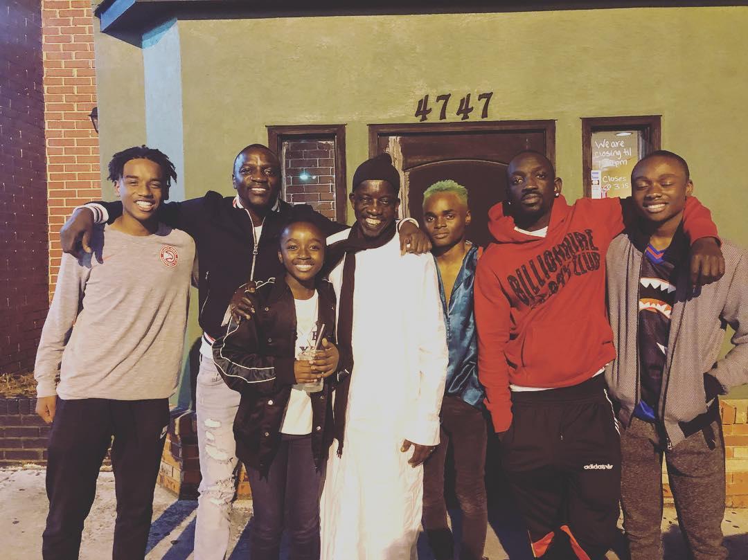 Akon has nine kids