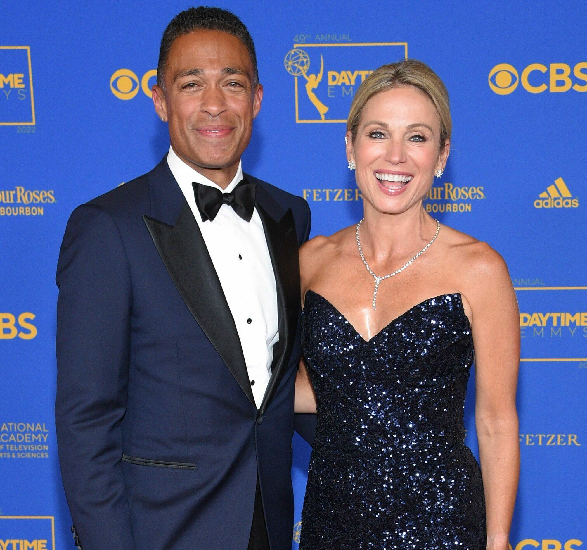 Amy Robach, T.J. Holmes at the Daytime Emmy Awards